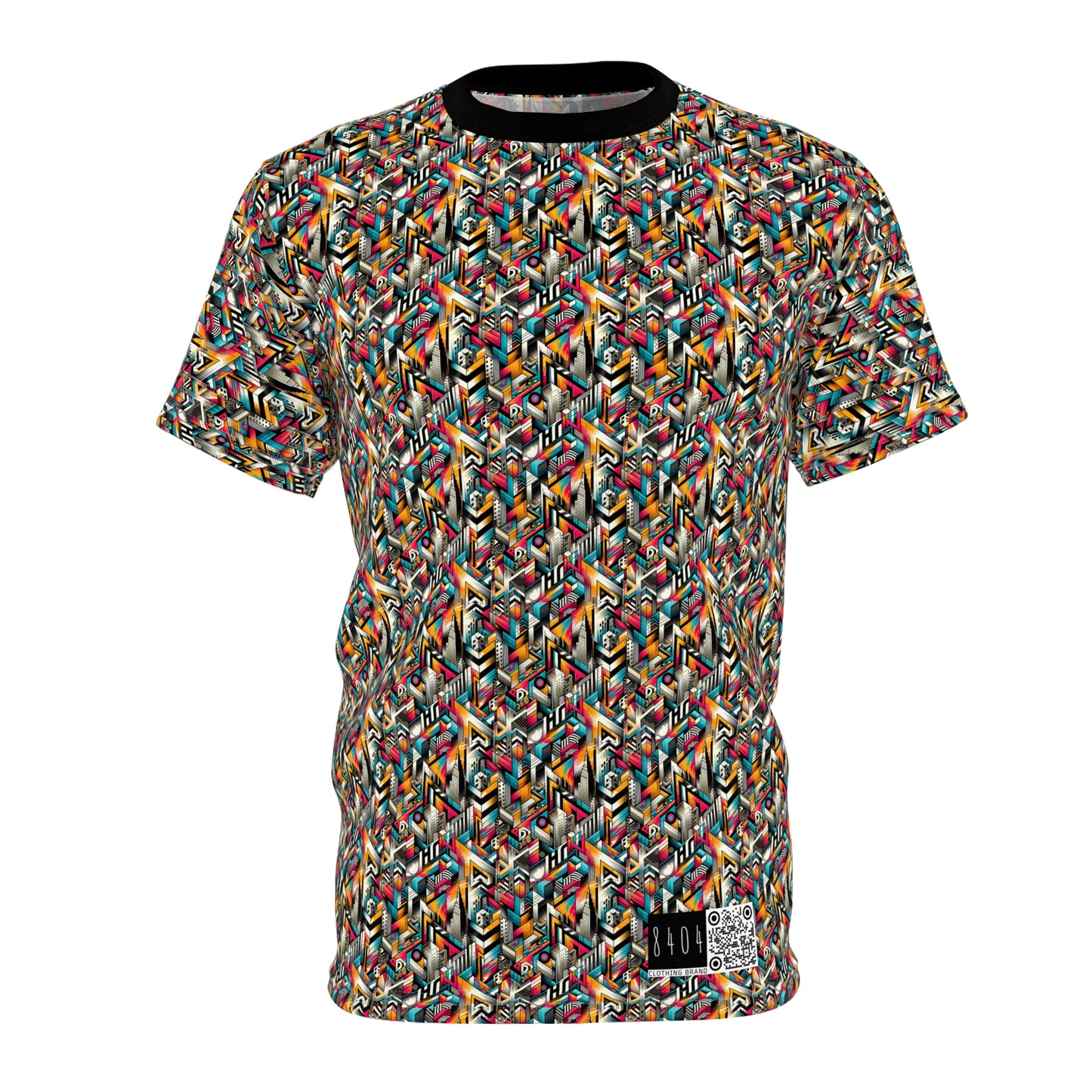 Graffiti Revival Urban Street Art Unisex Cut & Sew Tee - 8404 Design-62