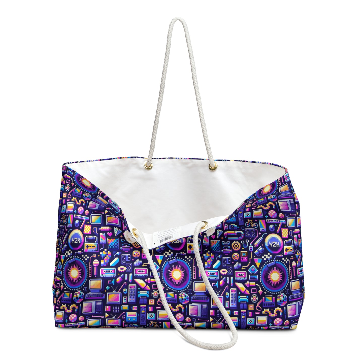Digital Nostalgia Modern Retro Fusion Weekender Bag - 8404 Design-64