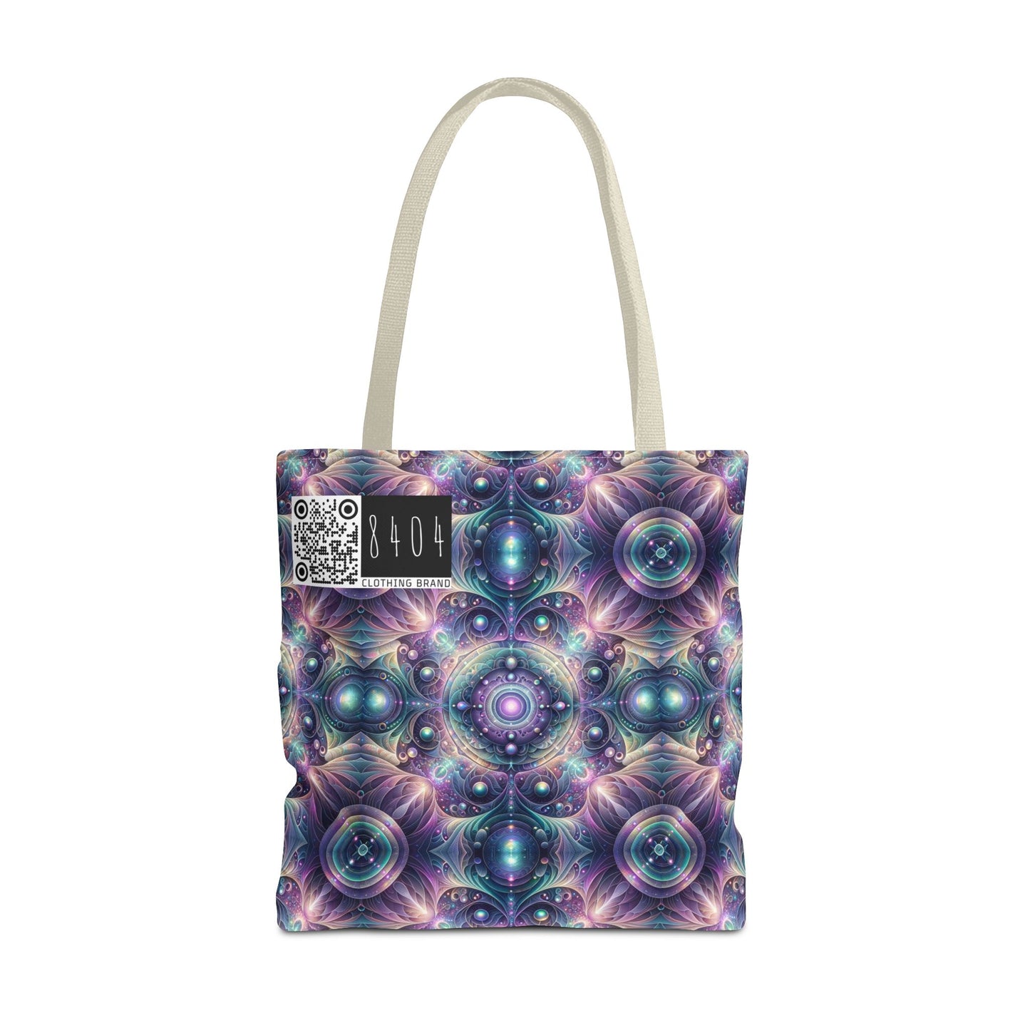Iridescent Tech Fusion Tech-Forward Streetwear Tote Bag - 8404 Design-61