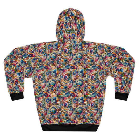 Digital Artistic Expression Artistic Streetwear Pullover Hoodie - 8404 Design-49