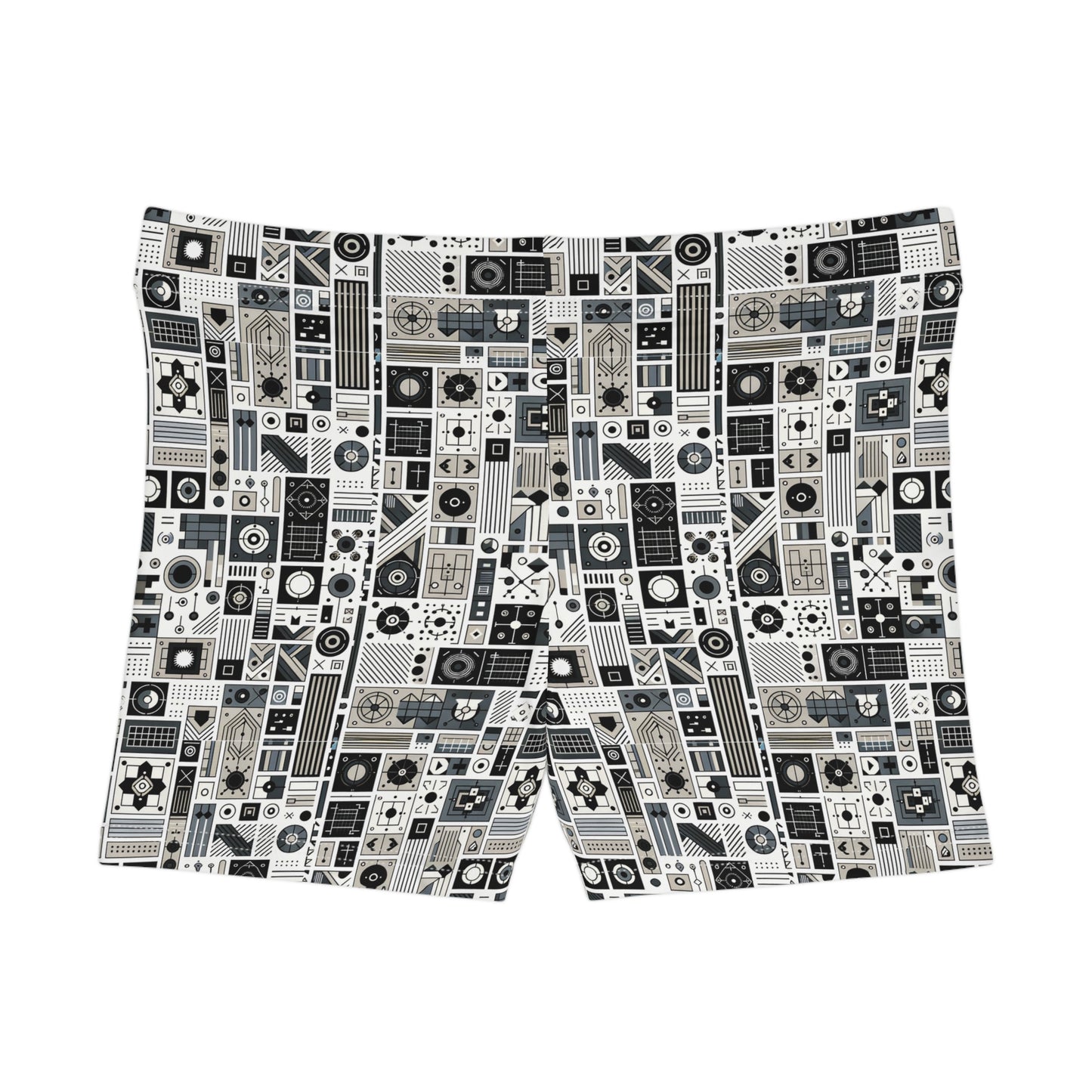Digital Minimalism Minimalist Tech Women's Shorts - 8404 Design-45