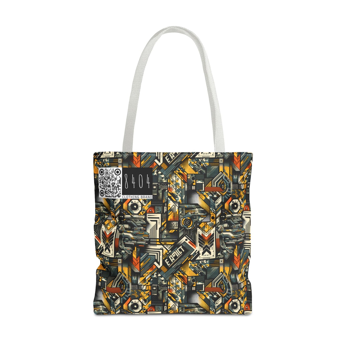 Digital Punk Futuristic Grunge Tote Bag - 8404 Design-49