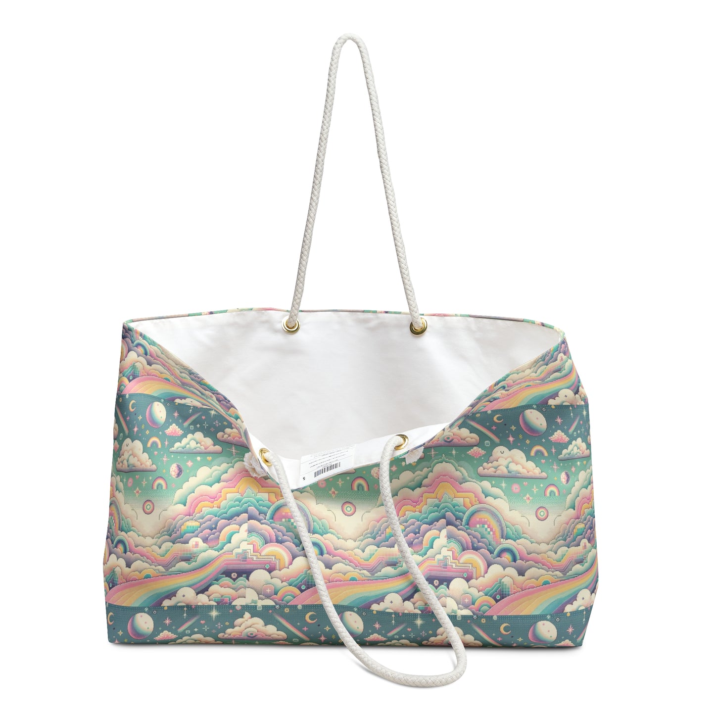 Digital Dreamland Whimsical and Nostalgic Streetwear With a Digital Twist Weekender Bag - 8404 Design-65