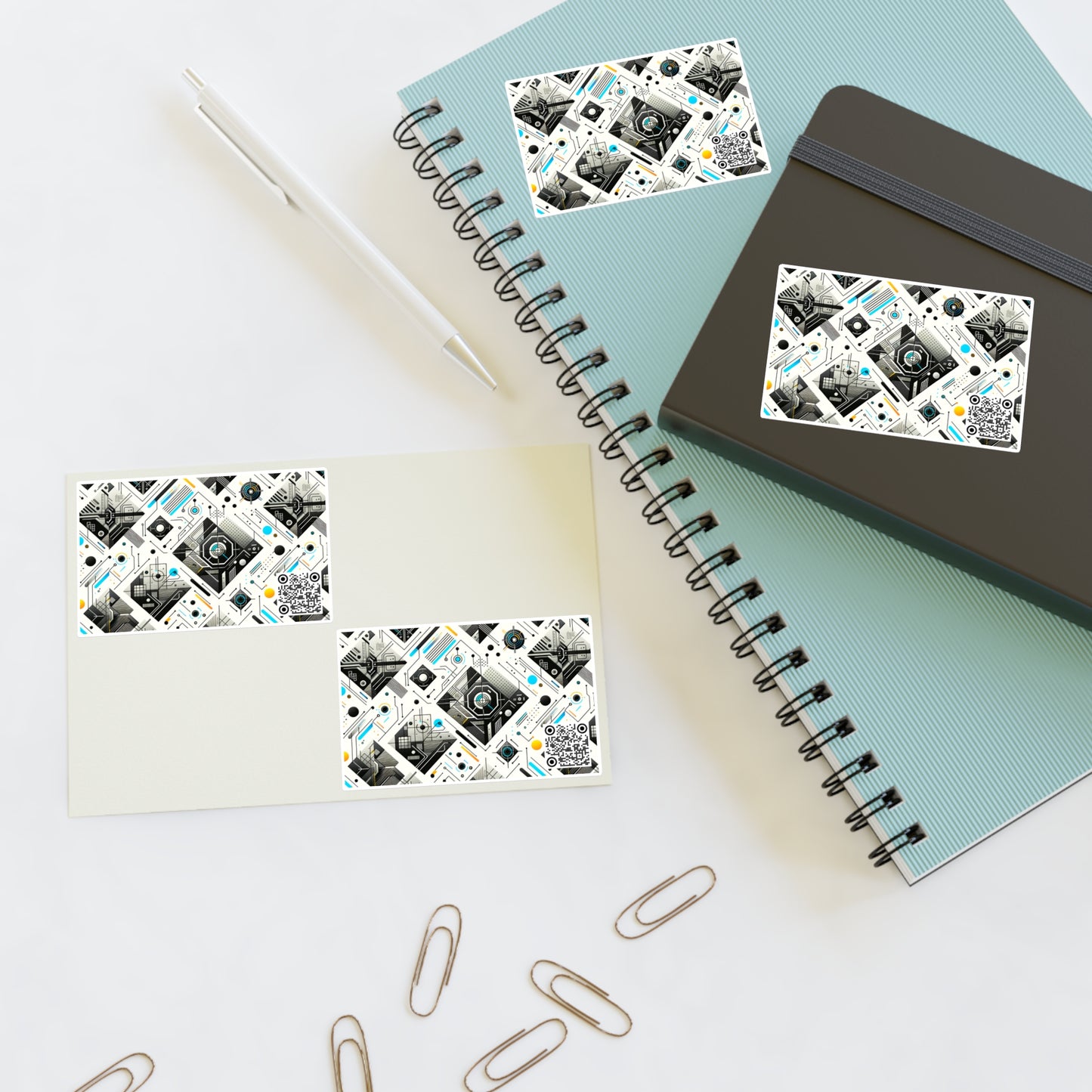 Tech Minimalism Minimalist Tech Sticker Sheets - 8404 Design-47