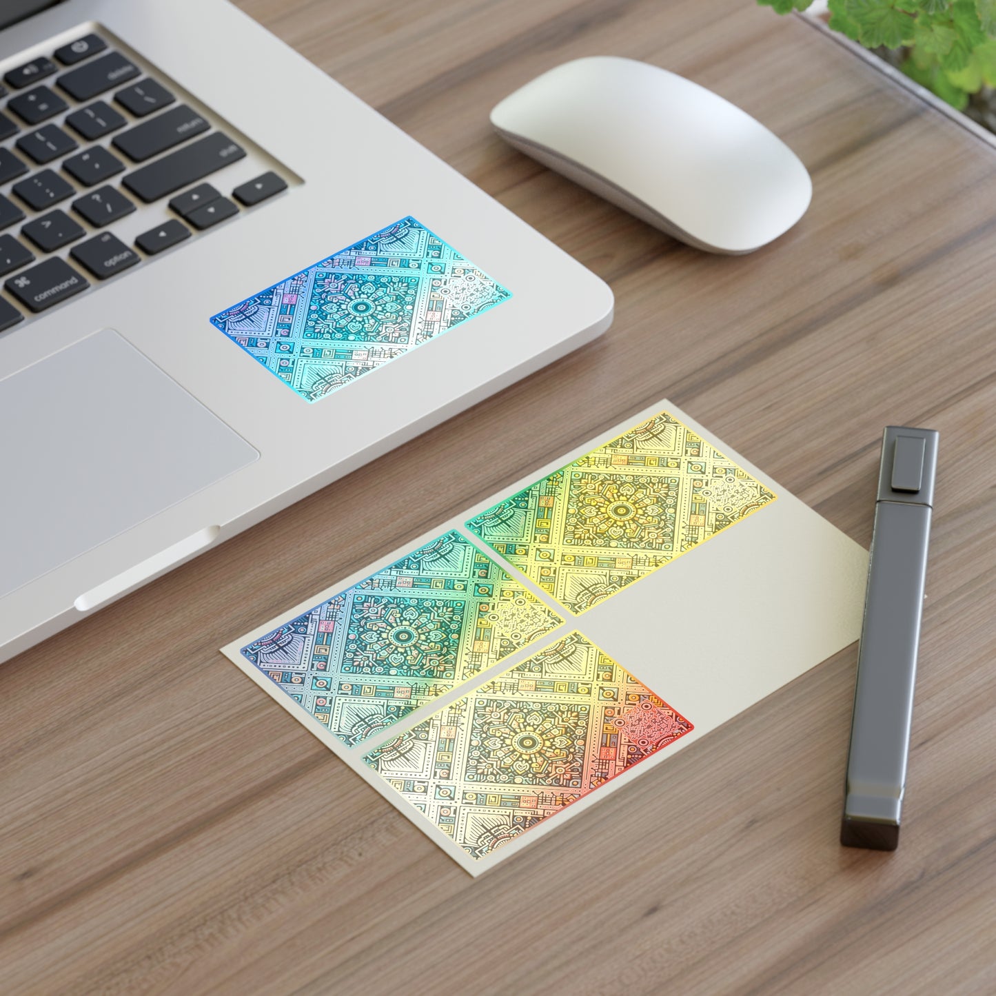 Cultural Fusion Tech Blend of Cultural Heritage With Tech-Inspired Elements Sticker Sheets - 8404 Design-64