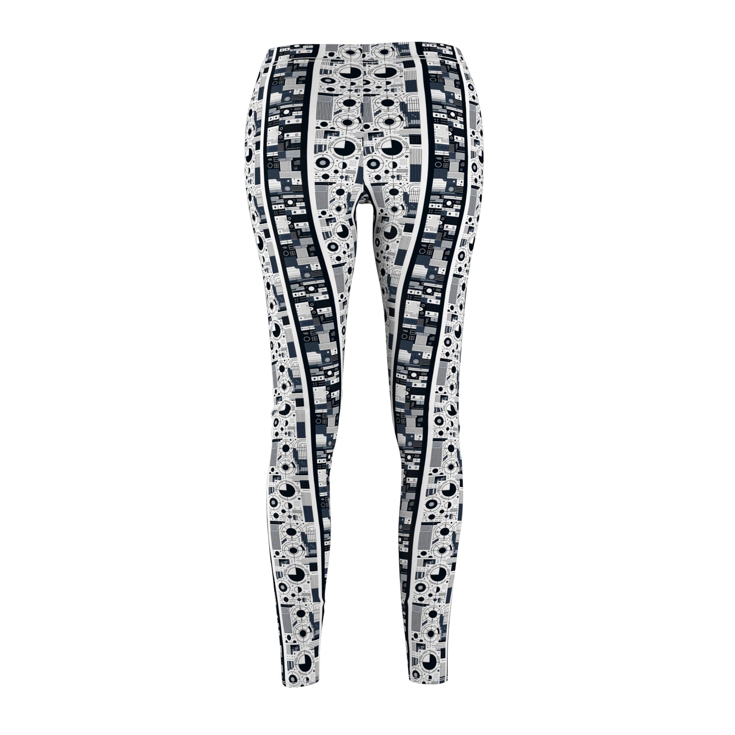 Minimalist Athleisure Minimalist Tech Women's Cut & Sew Casual Leggings - 8404 Design-54