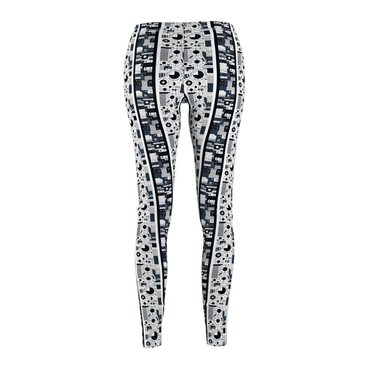Minimalist Athleisure Minimalist Tech Women's Cut & Sew Casual Leggings - 8404 Design-54