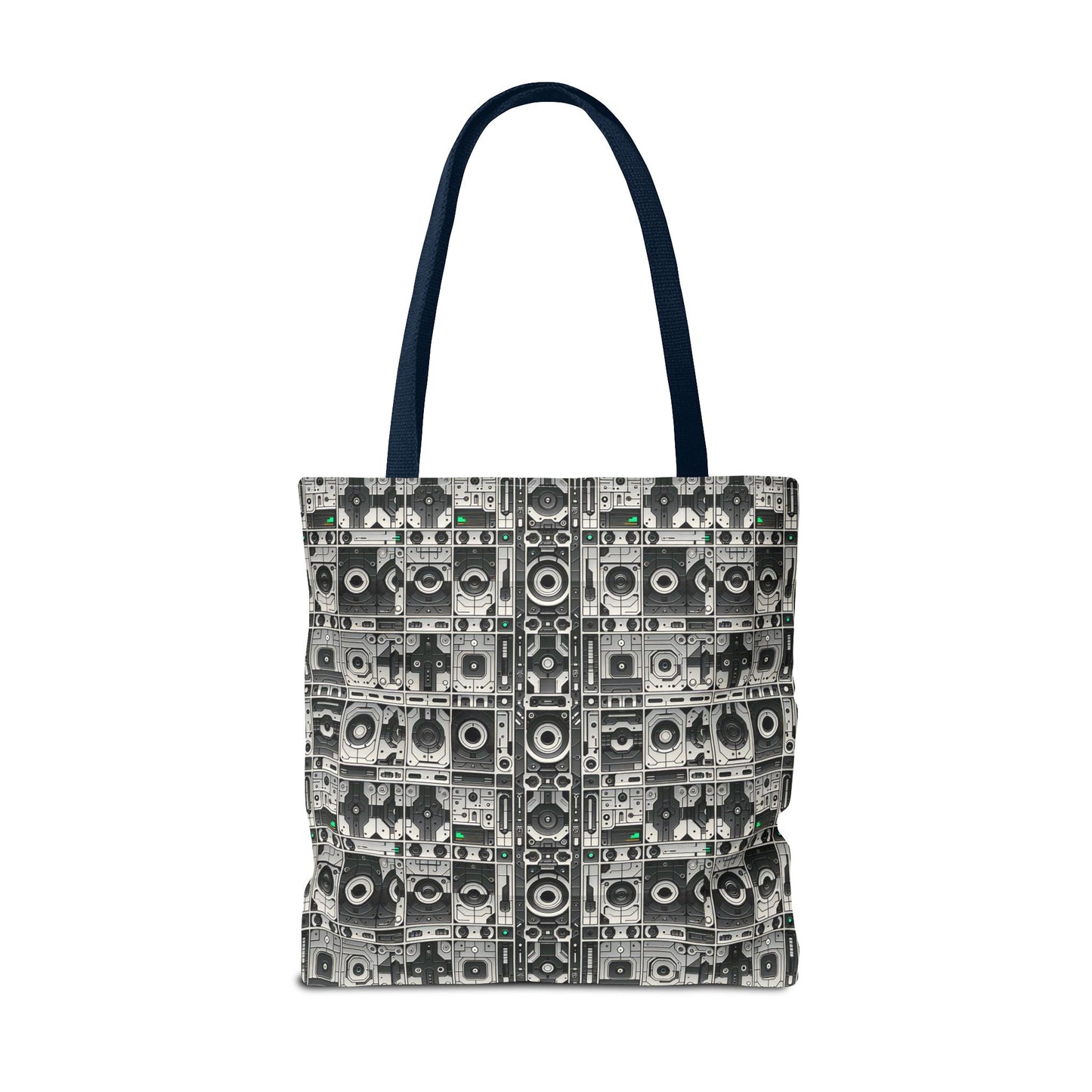 Tech Utility Aesthetics Tech-Forward Minimalism Tote Bag - 8404 Design-60