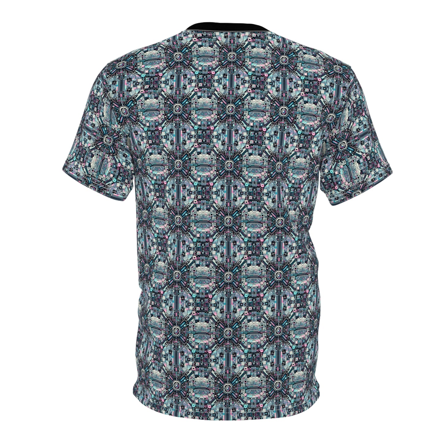 Digital Renaissance Tech-Forward Maximalism Unisex Cut & Sew Tee - 8404 Design-44