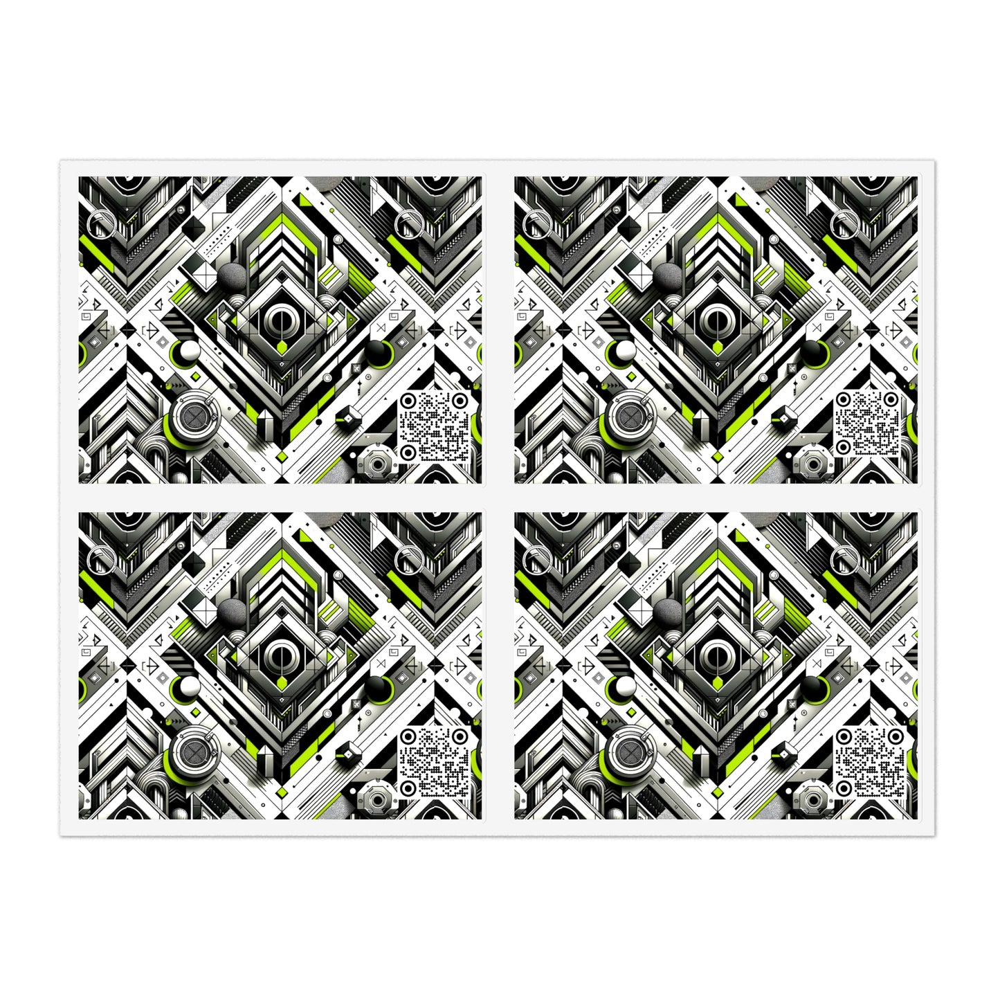 Elevated Sporty Tech Tech-Forward Streetwear Sticker Sheets - 8404 Design-70