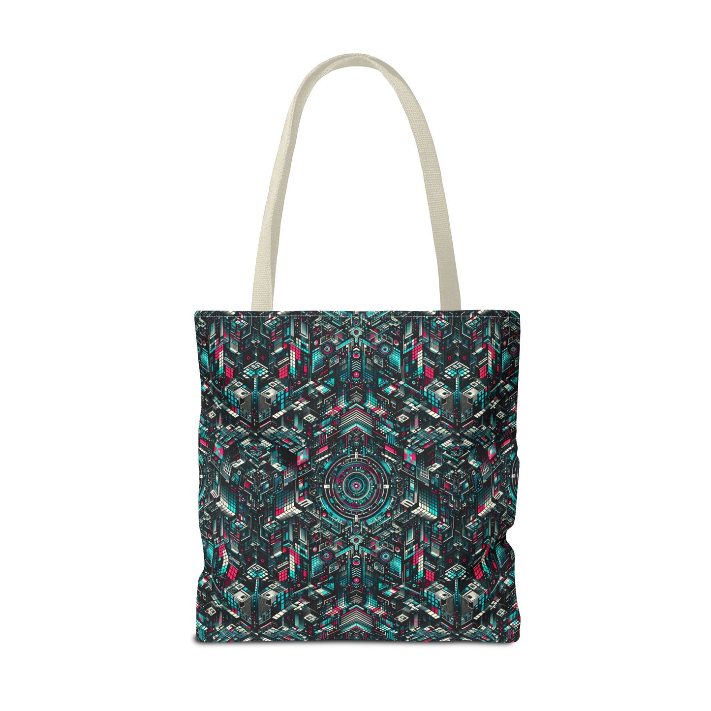 Digital Rebellion Tech-Inspired Streetwear Tote Bag - 8404 Design-54