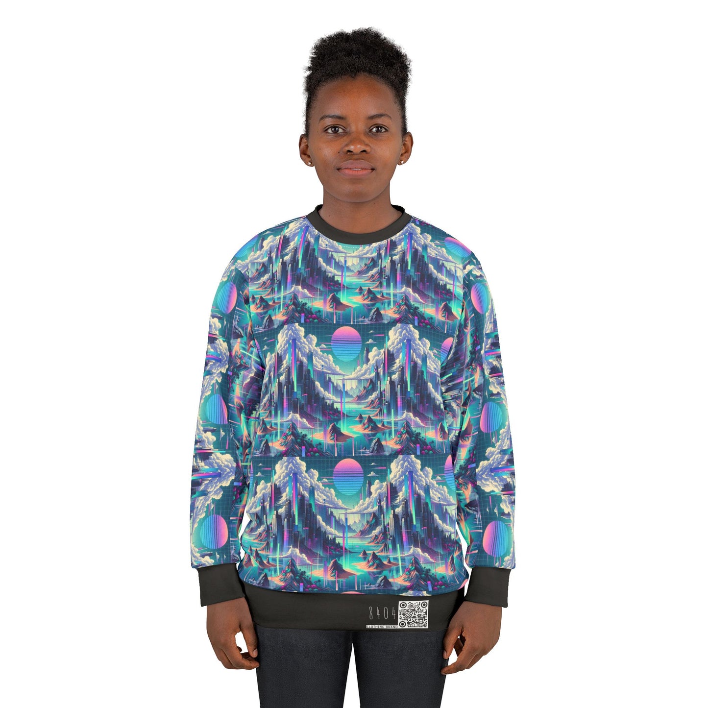 Digital Dreamscapes Digitally-Inspired Streetwear With a Dreamy, Surreal Twist Sweatshirt - 8404 Design-53