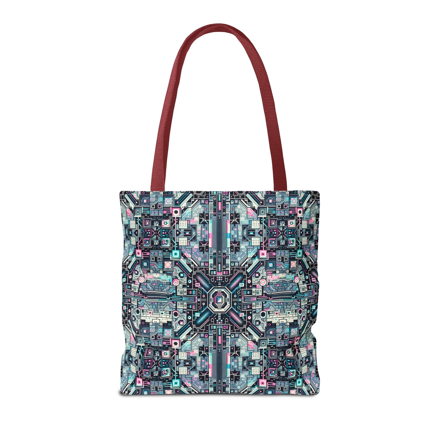 Digital Renaissance Tech-Forward Maximalism Tote Bag - 8404 Design-44