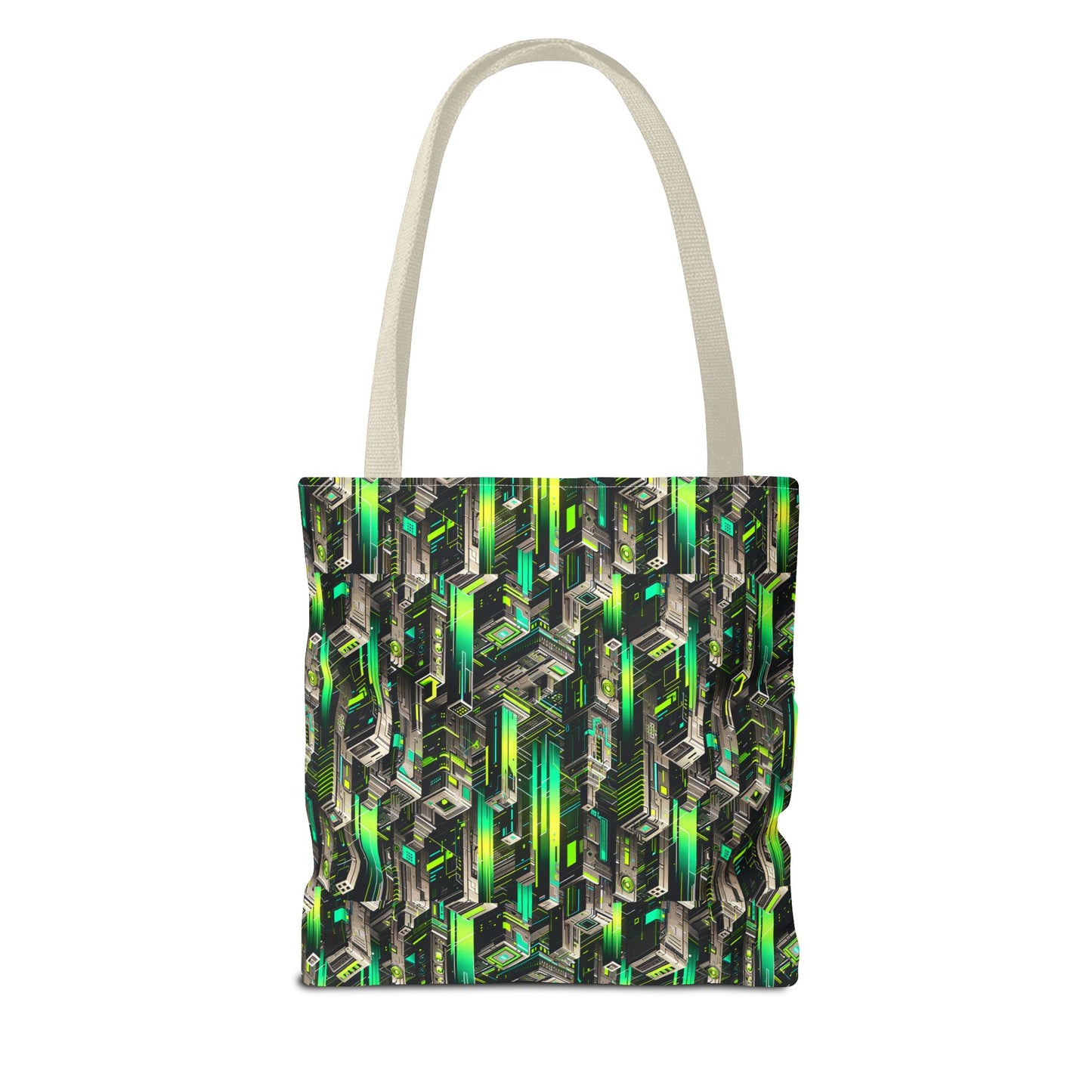 Digital Rebellion Tech-Forward Streetwear Tote Bag - 8404 Design-63