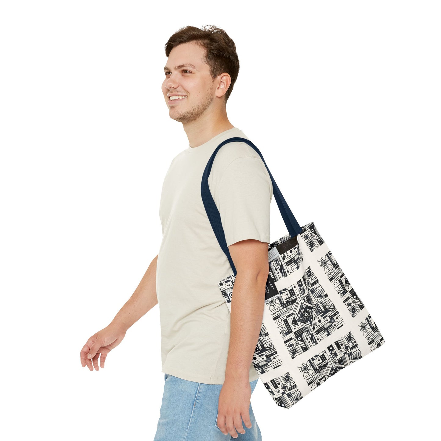 Digital Minimalism Minimalist Tech Tote Bag - 8404 Design-47