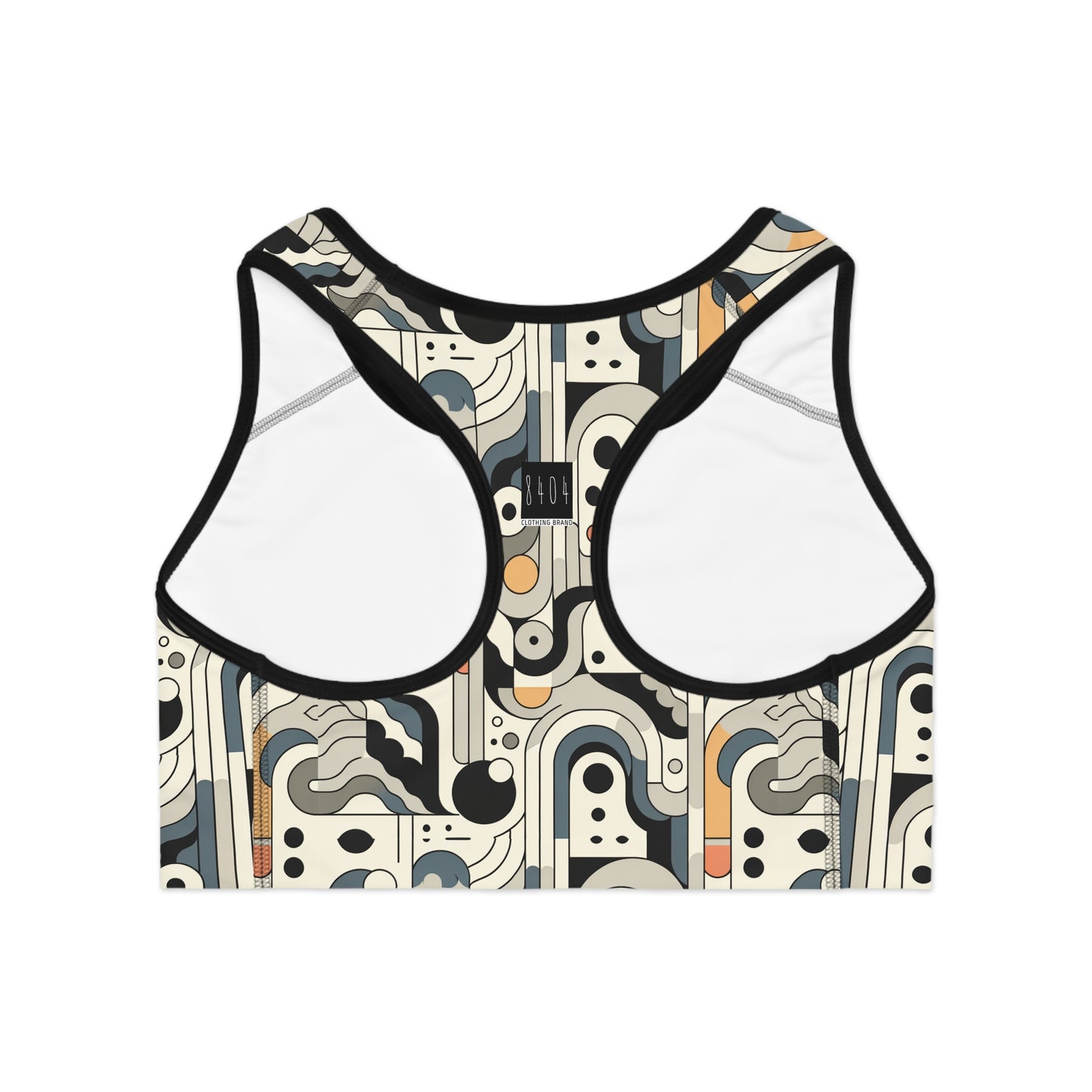 Modern Minimalism Minimalist Tech Sports Bra - 8404 Design-60
