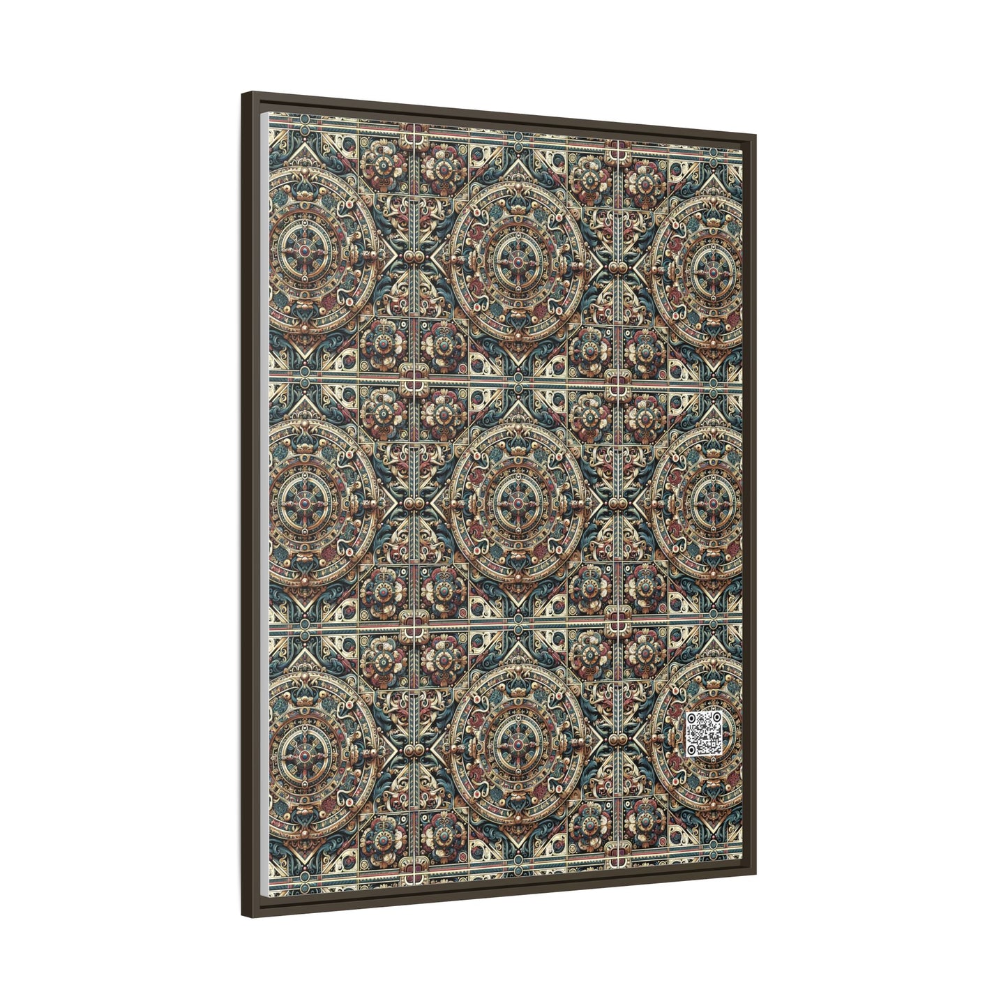 Urban Renaissance Historical Fusion With Street Edge Matte Canvas, Framed (multi-Color) - 8404 Design-57 A