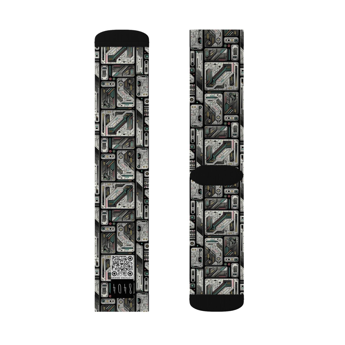 Tech Utility Gear Tech-Forward Minimalism Sublimation Socks - 8404 Design-45