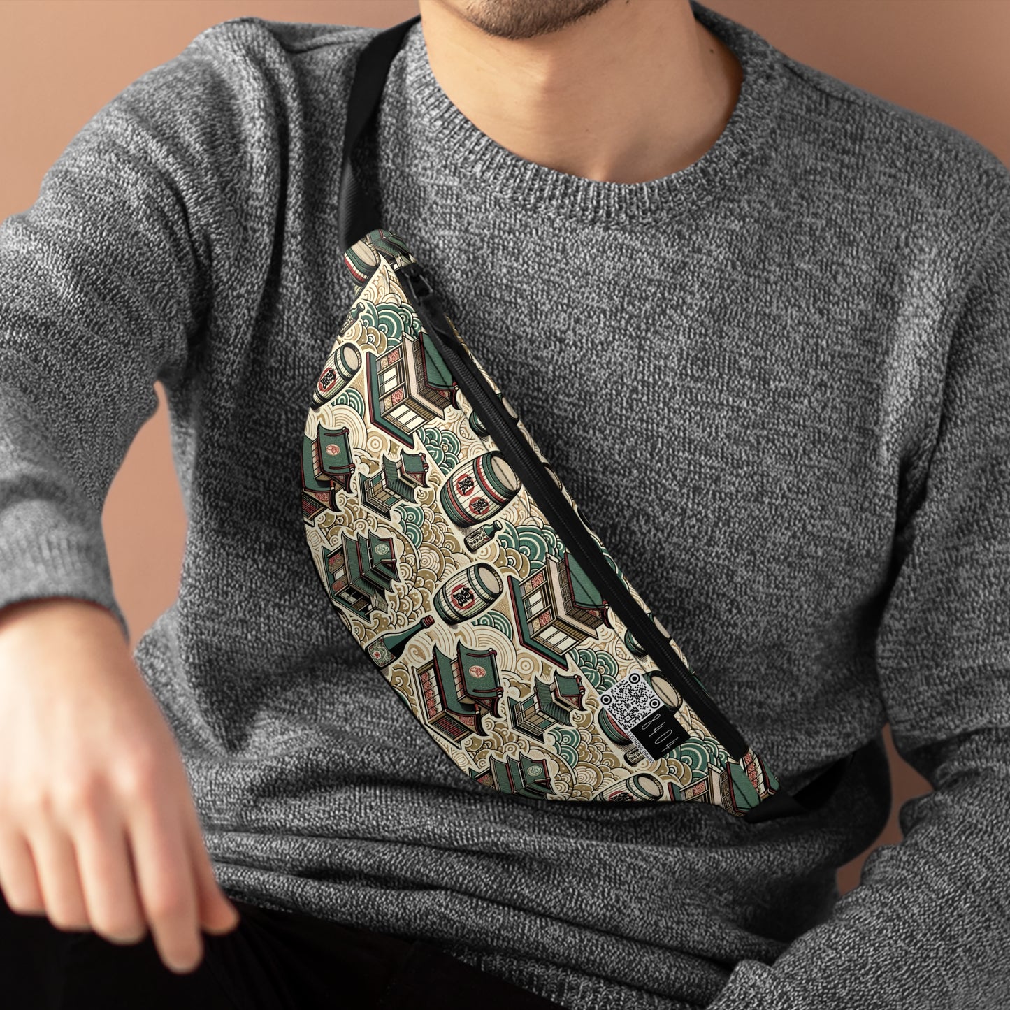 Cultural Artisanal Fusion Contemporary Cultural Elegance Fanny Pack - 8404 Design-68