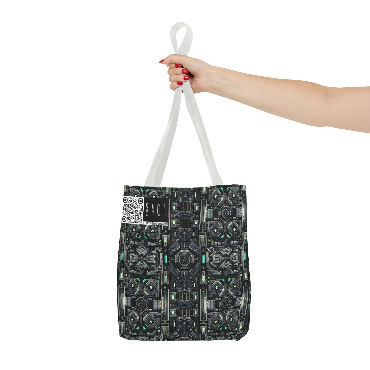 Tech Noir Tech-Forward Minimalism Tote Bag - 8404 Design-52