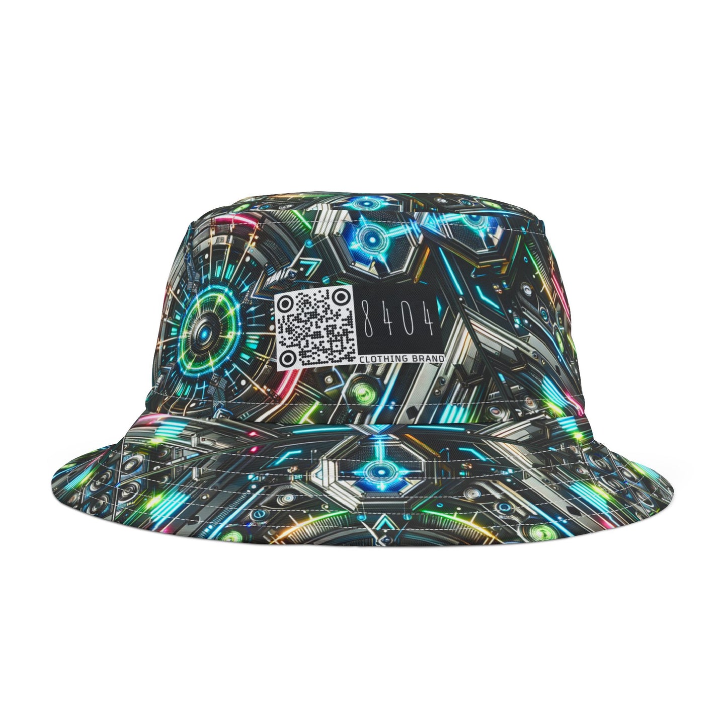 Tech-Infused Futurism Futuristic Tech Bucket Hat - 8404 Design-53