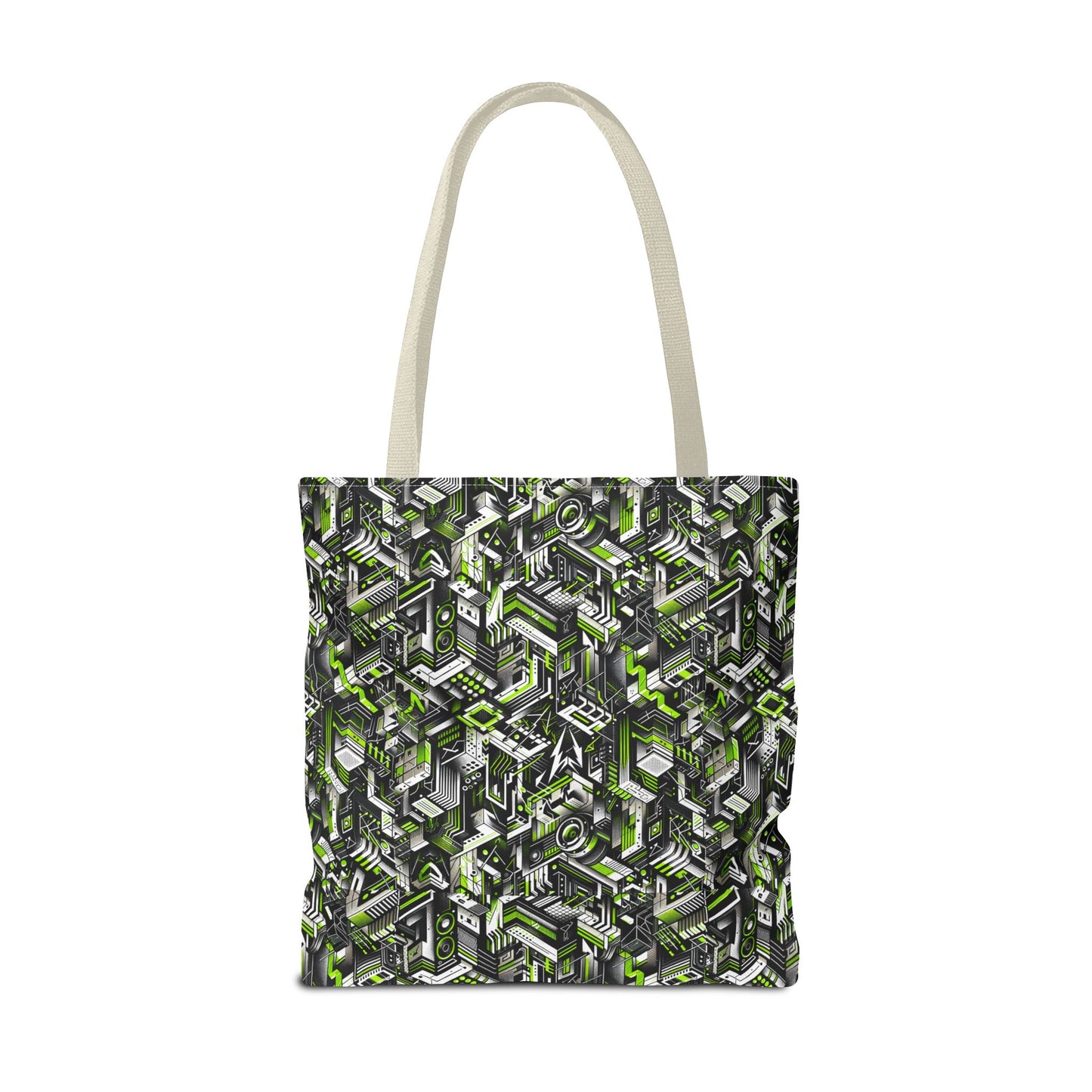 Graffiti Tech Fusion Bold Streetwear Fusion Tote Bag - 8404 Design-53