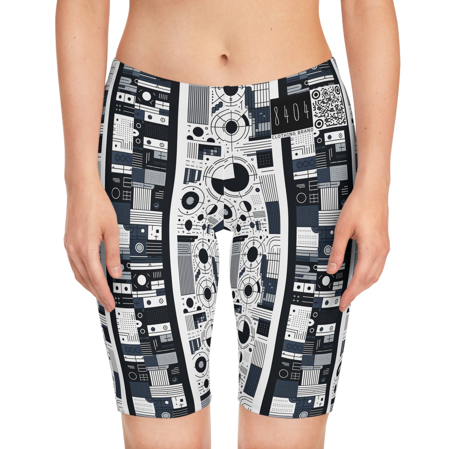 Minimalist Athleisure Minimalist Tech Women's Bike Shorts - 8404 Design-54