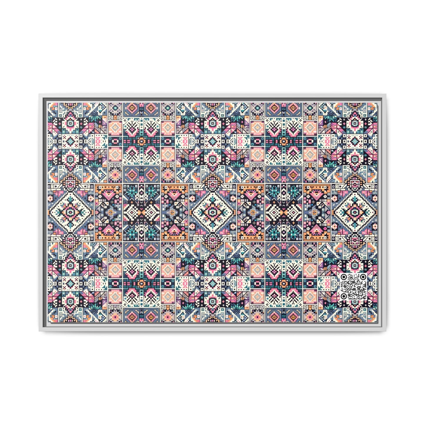 Matte Canvas, Framed (multi-Color) - 8404 Design-01
