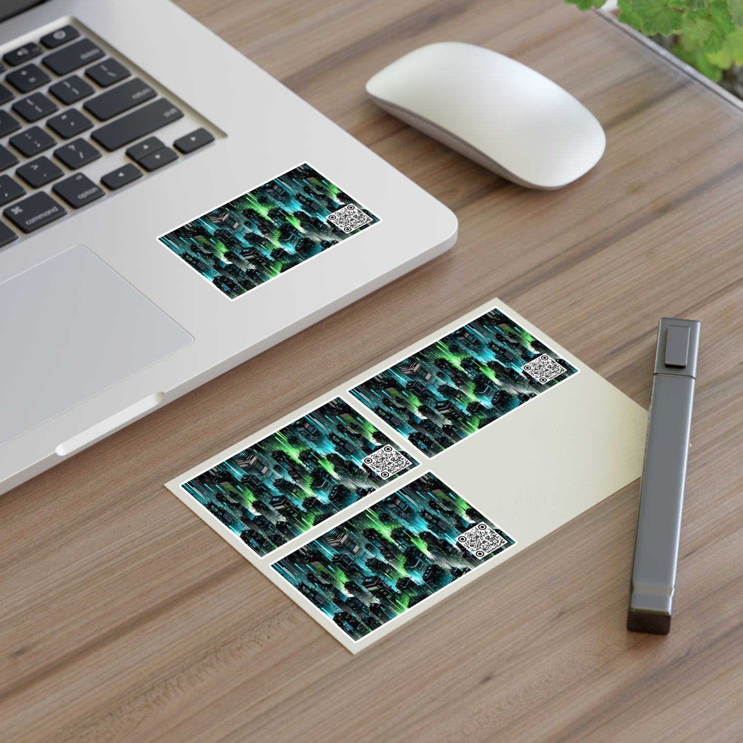 Tech Noir Aesthetic Futuristic Cyberpunk Sticker Sheets - 8404 Design-56