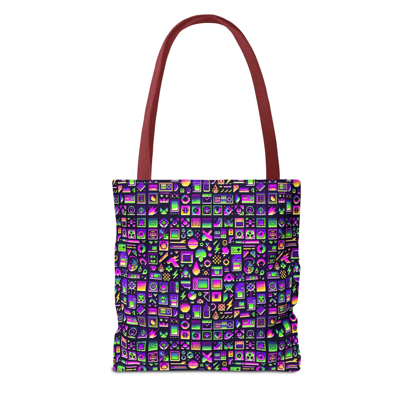 Digital Nostalgia Remix Modern Vintage Fusion Tote Bag - 8404 Design-49