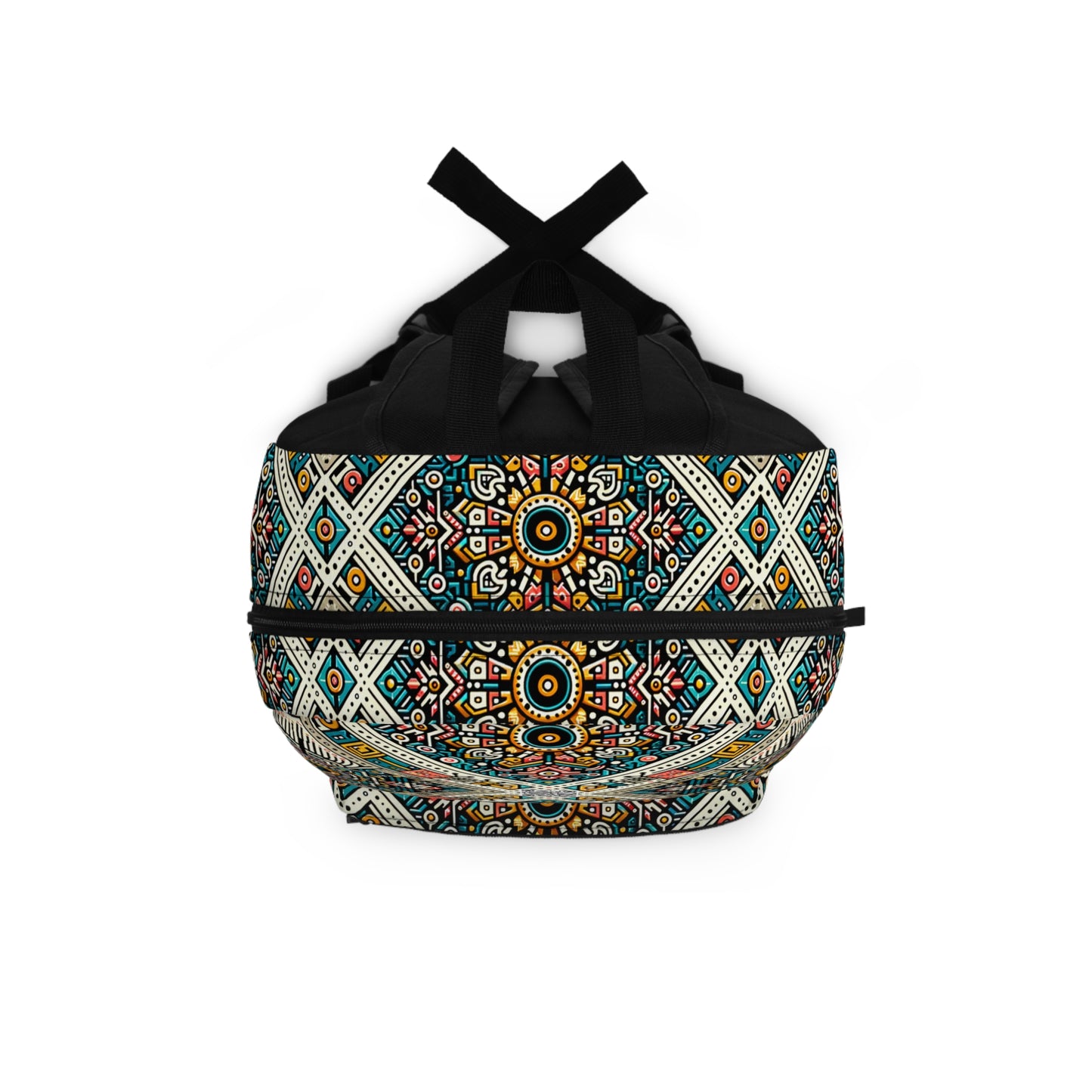 Cultural Fusion Tech Blend of Cultural Heritage With Tech-Inspired Elements Backpack - 8404 Design-64