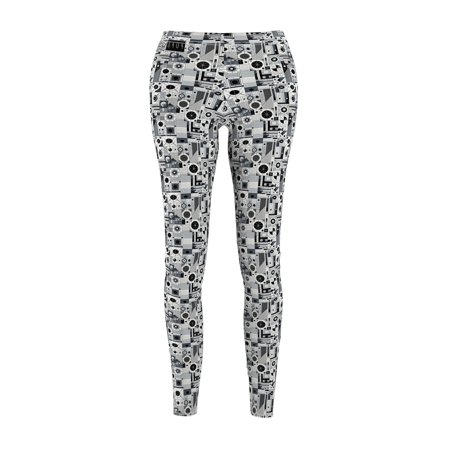 Digital Minimalism Minimalist Tech Women's Cut & Sew Casual Leggings - 8404 Design-65