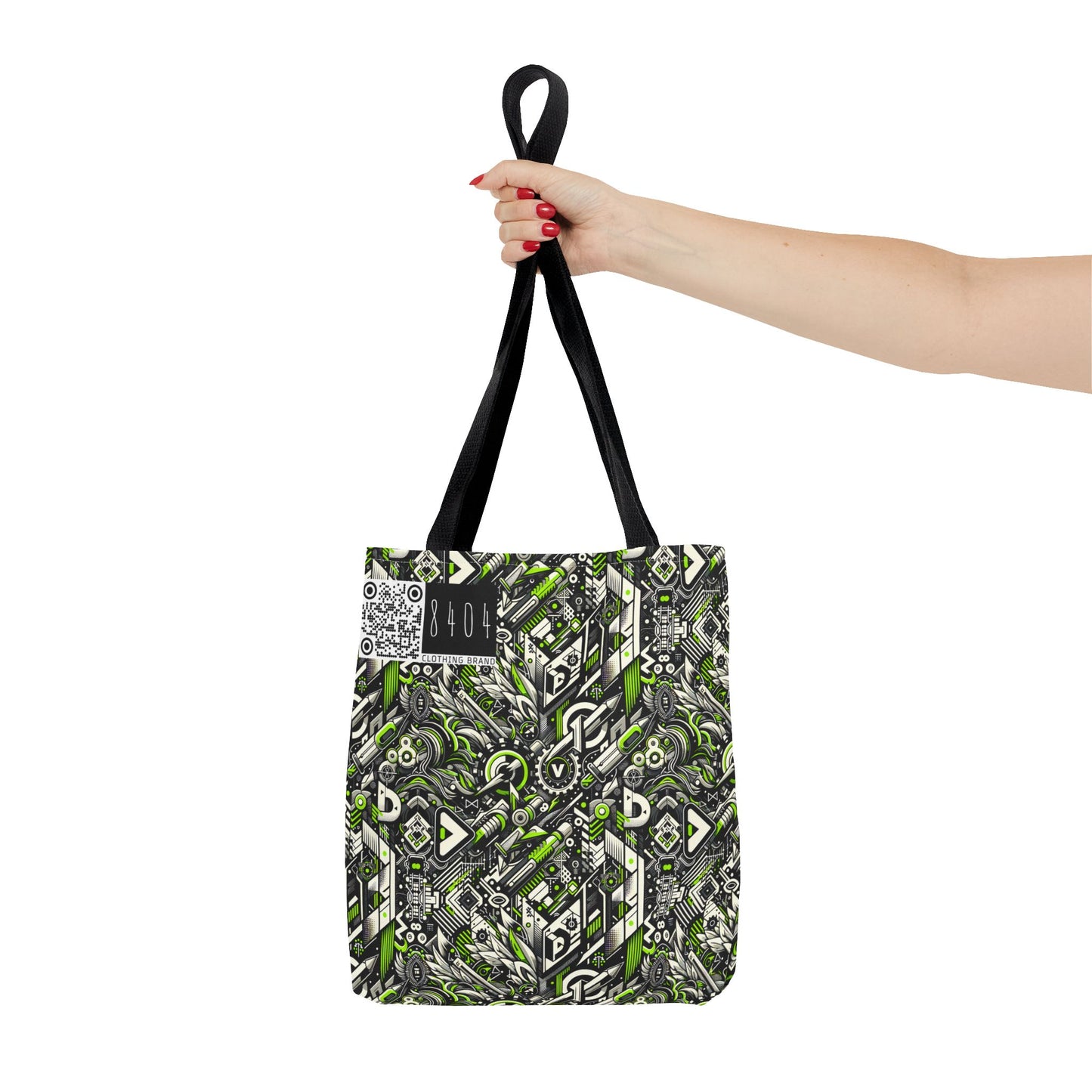 Graffiti Tech Fusion Bold Streetwear Fusion Tote Bag - 8404 Design-59