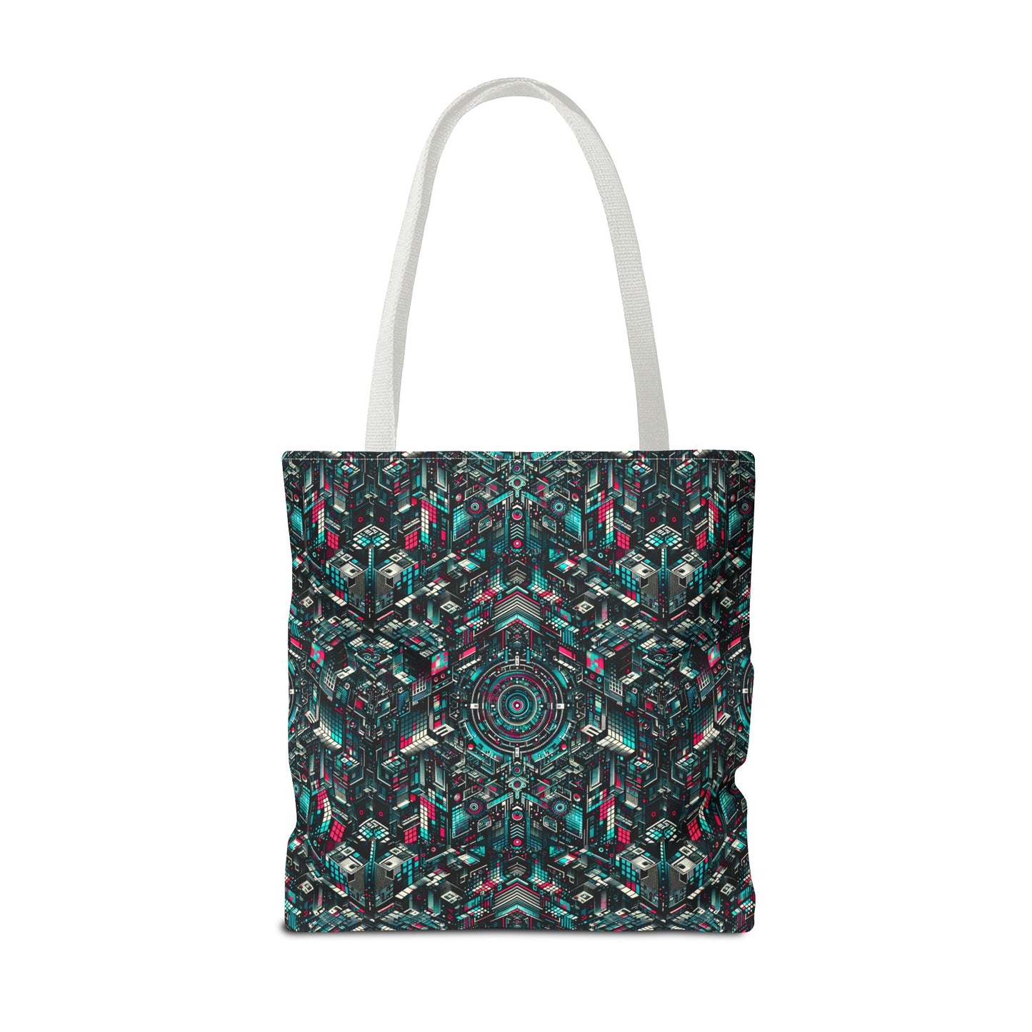 Digital Rebellion Tech-Inspired Streetwear Tote Bag - 8404 Design-54