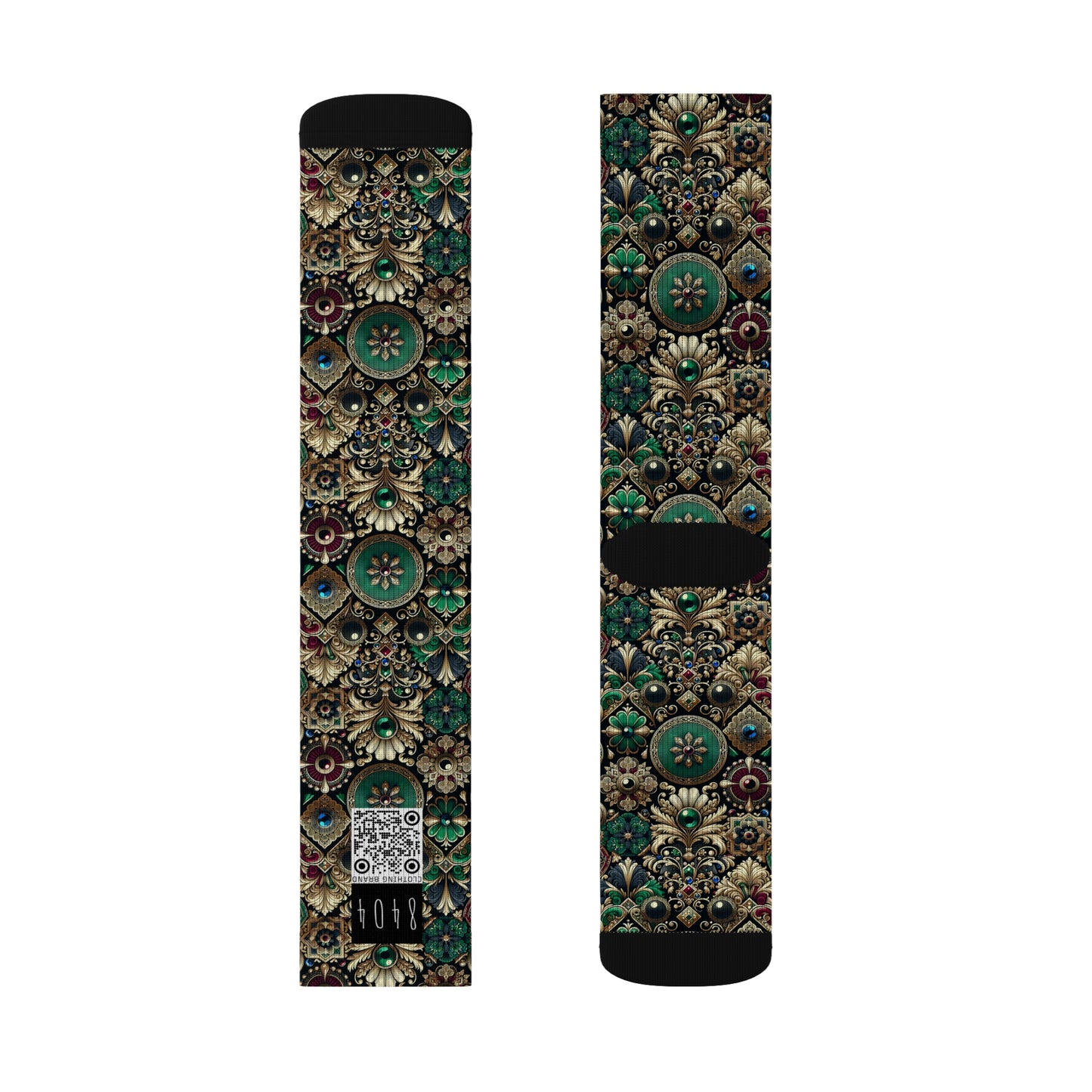 Neo-Dandyism Modern Dandy Streetwear Sublimation Socks - 8404 Design-54