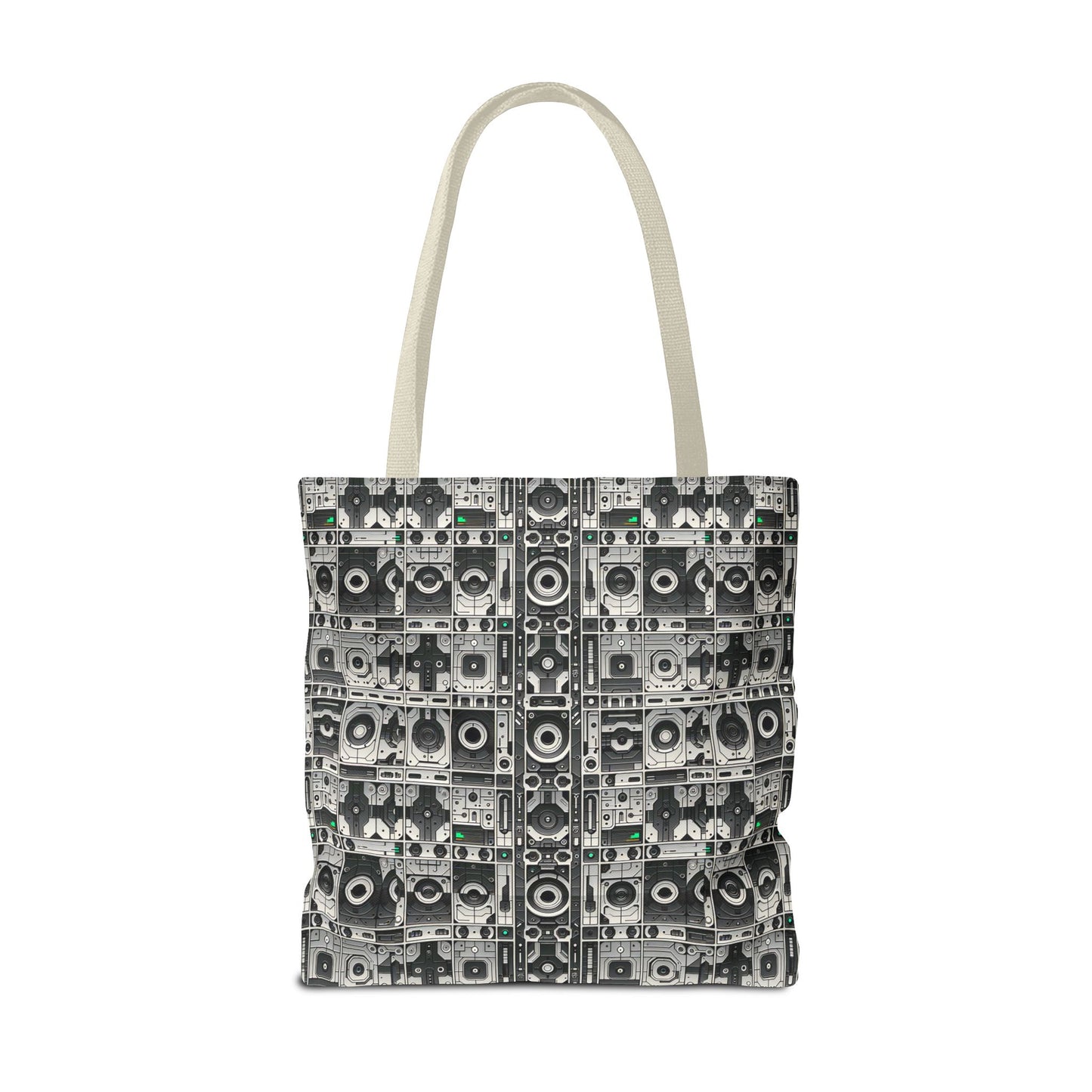 Tech Utility Aesthetics Tech-Forward Minimalism Tote Bag - 8404 Design-60