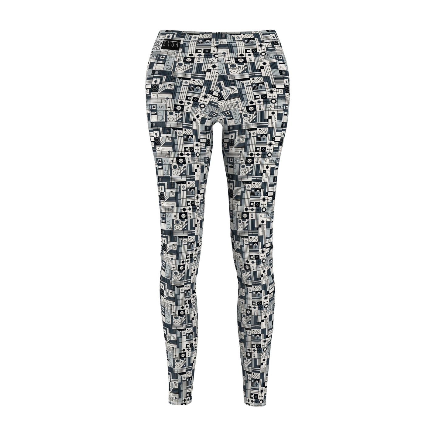 Digital Minimalism Minimalist Tech Women's Cut & Sew Casual Leggings - 8404 Design-49