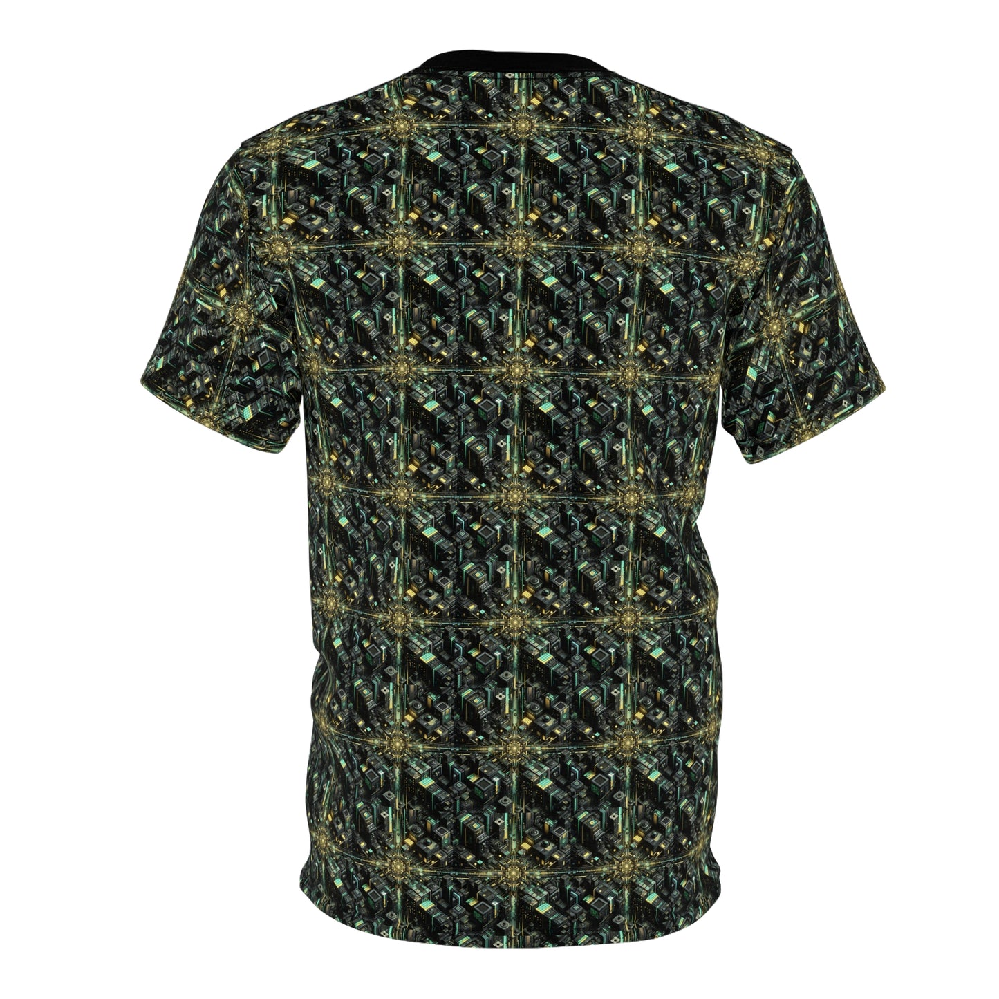 Tech Noir Graphics Tech-Inspired Streetwear Unisex Cut & Sew Tee - 8404 Design-66