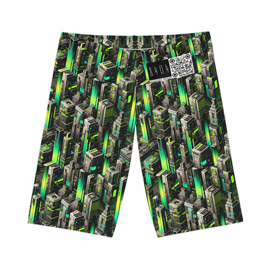 Digital Rebellion Tech-Forward Streetwear Women's Bike Shorts - 8404 Design-63