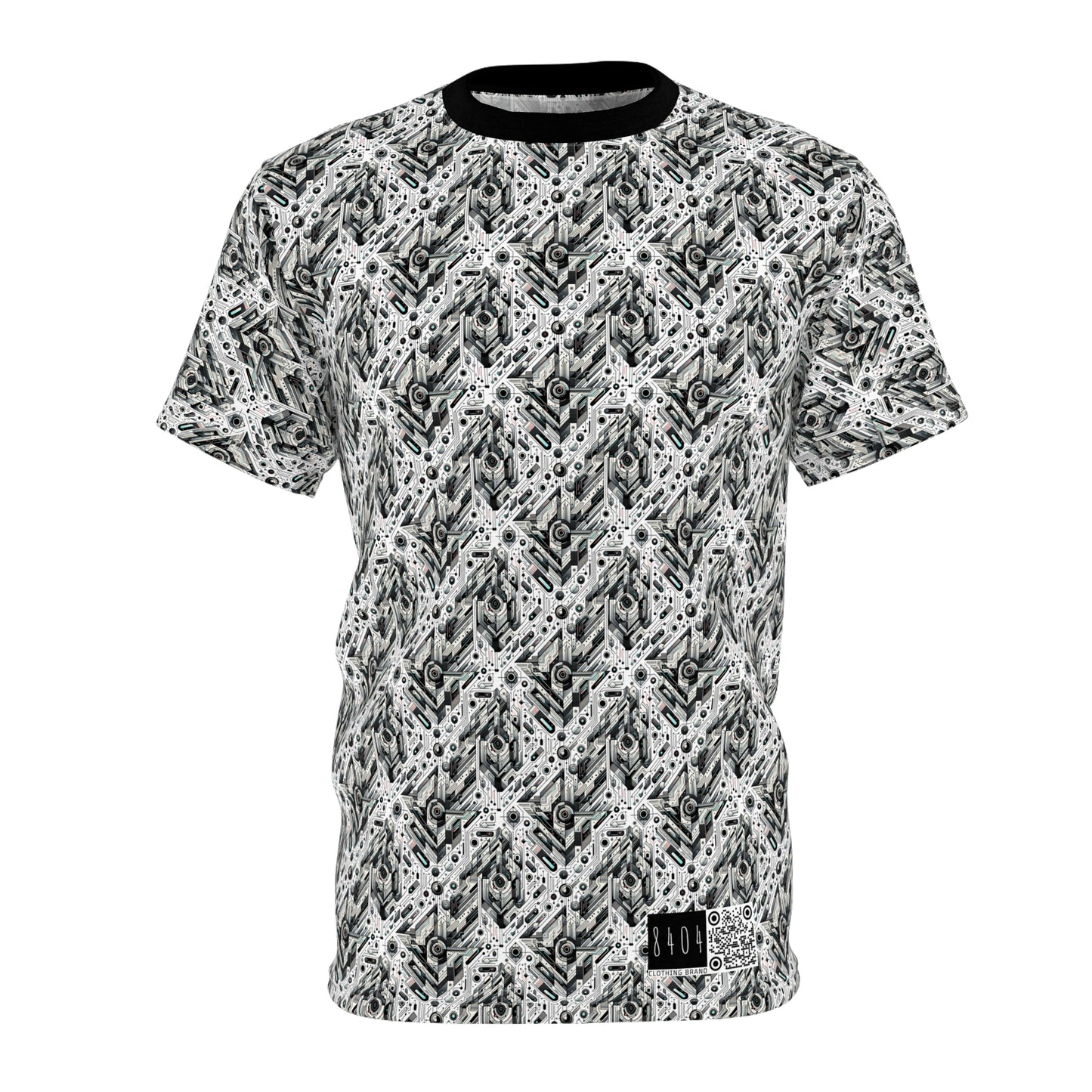 Tech-Infused Streetwear Tech-Forward Minimalism Unisex Cut & Sew Tee - 8404 Design-51