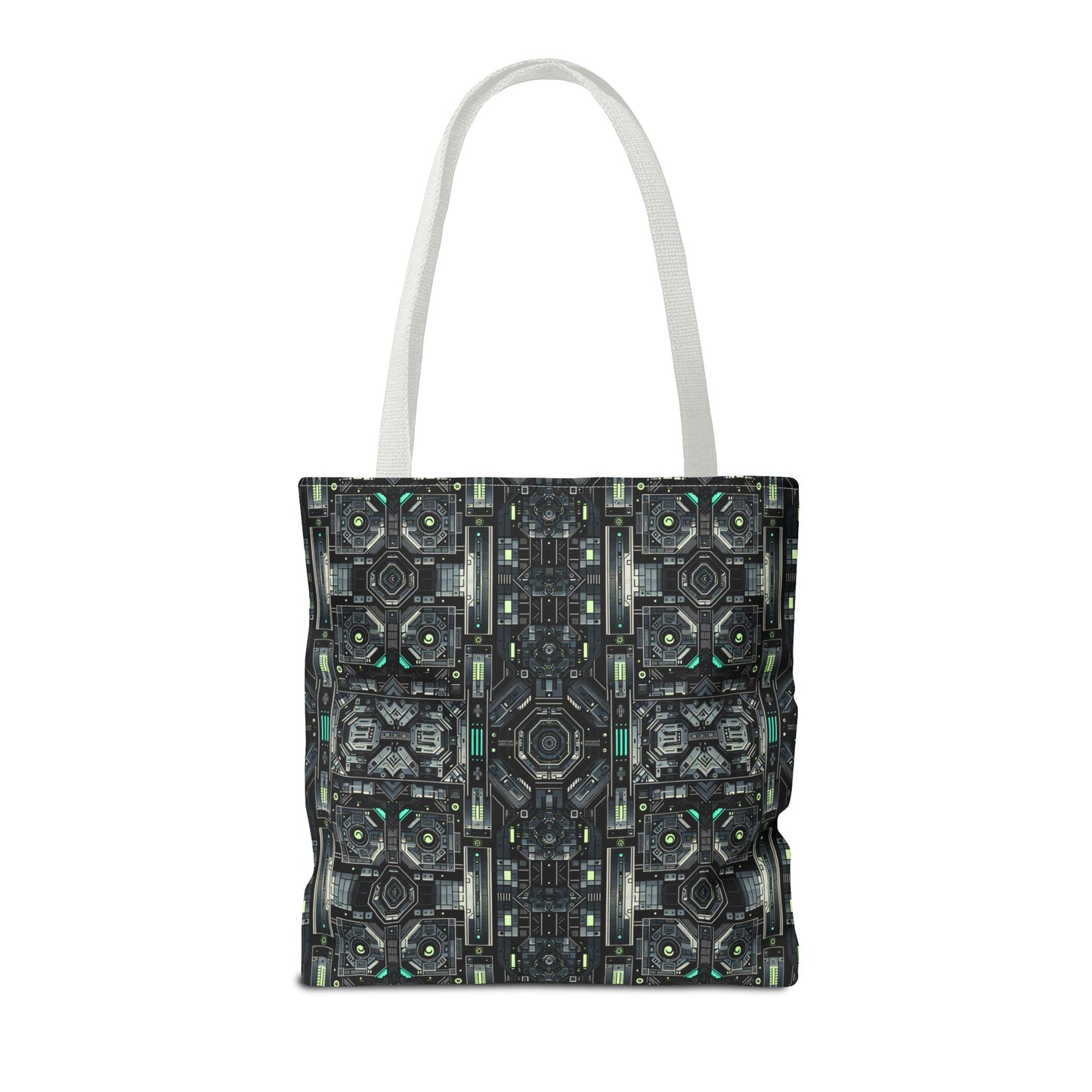 Tech Noir Tech-Forward Minimalism Tote Bag - 8404 Design-52