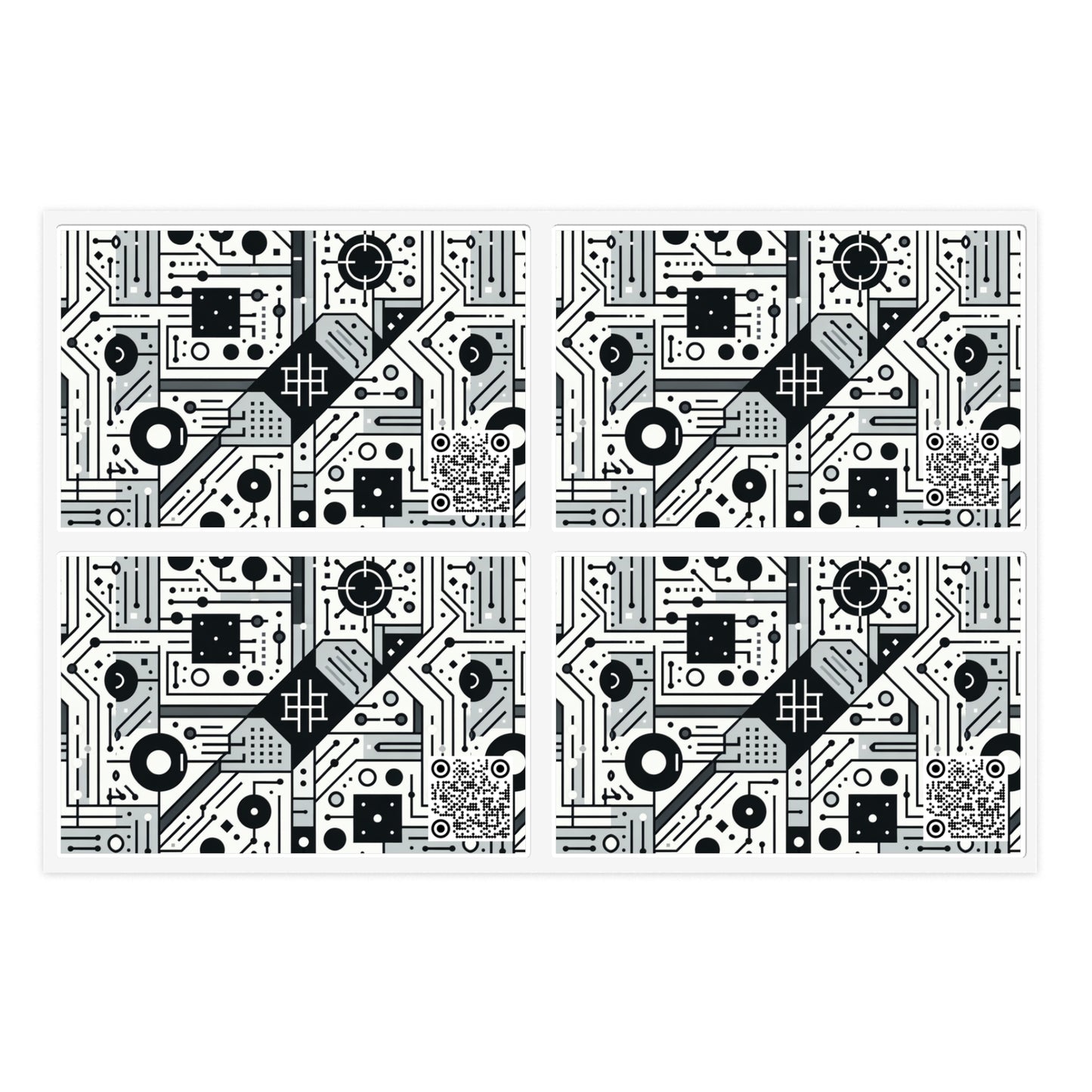 Digital Minimalism Minimalist Tech Sticker Sheets - 8404 Design-48