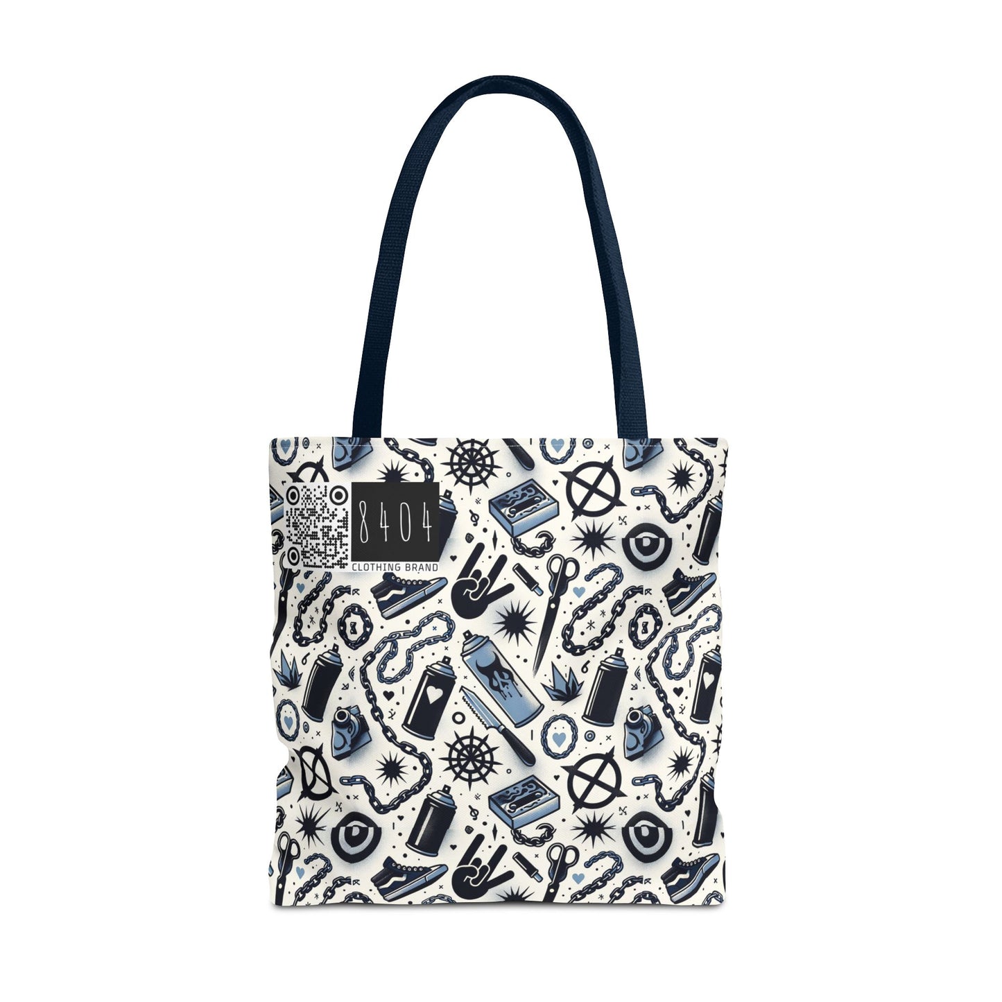 Cultural Rebellion Graphics Edgy and Rebellious With a Hint of Nostalgia Tote Bag - 8404 Design-57