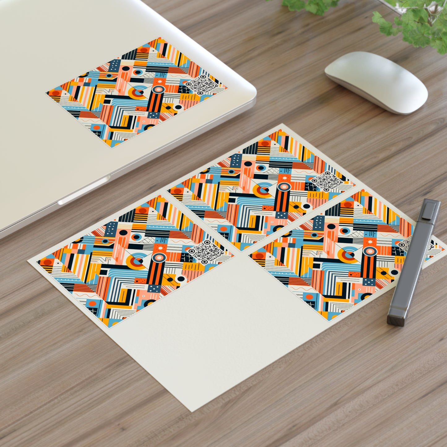 Abstract Graphic Art Modern Artistic Expression Sticker Sheets - 8404 Design-54