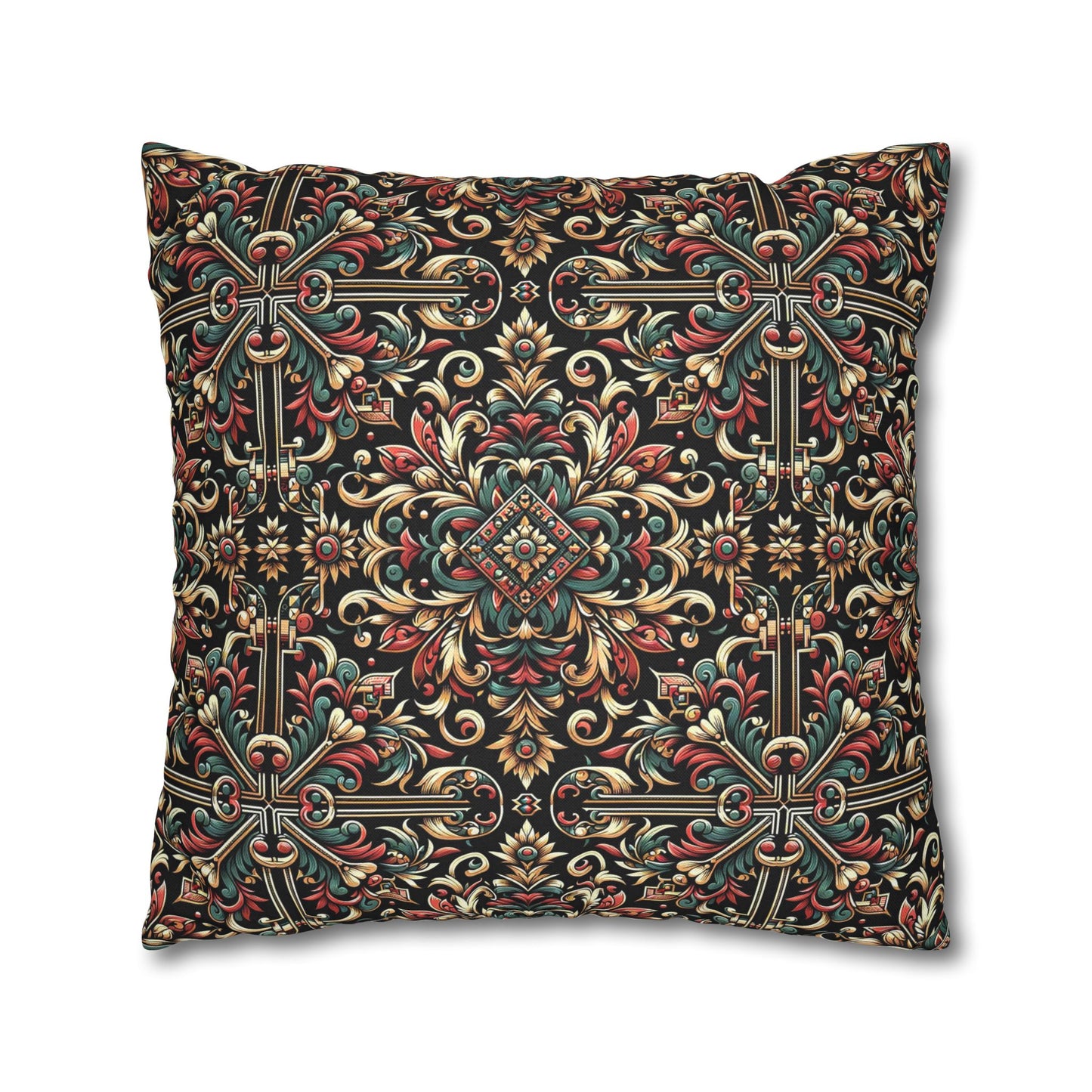 Streetwear Renaissance Artistic Clash of Old and New Spun Polyester Square Pillowcase - 8404 Design-46
