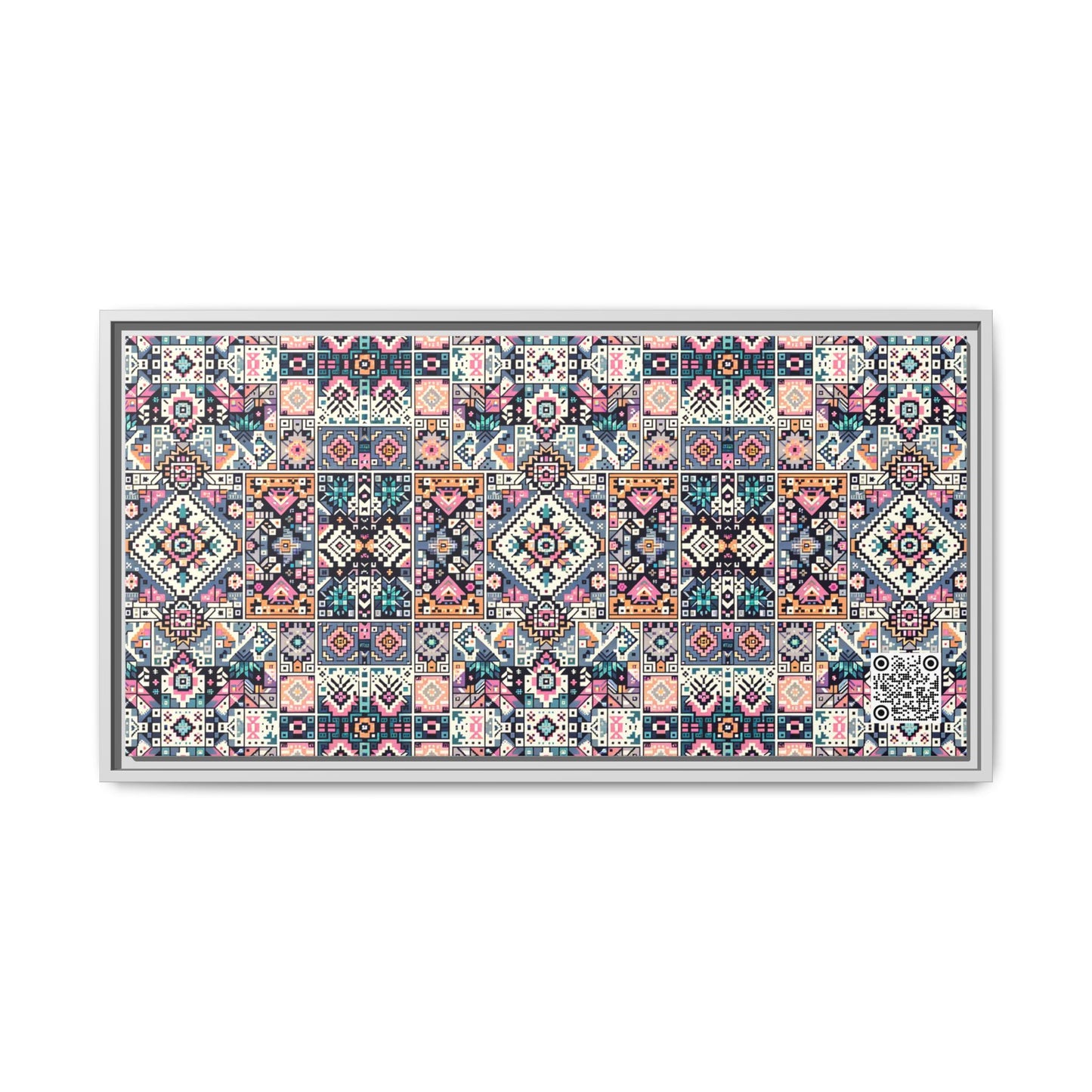 Matte Canvas, Framed (multi-Color) - 8404 Design-01