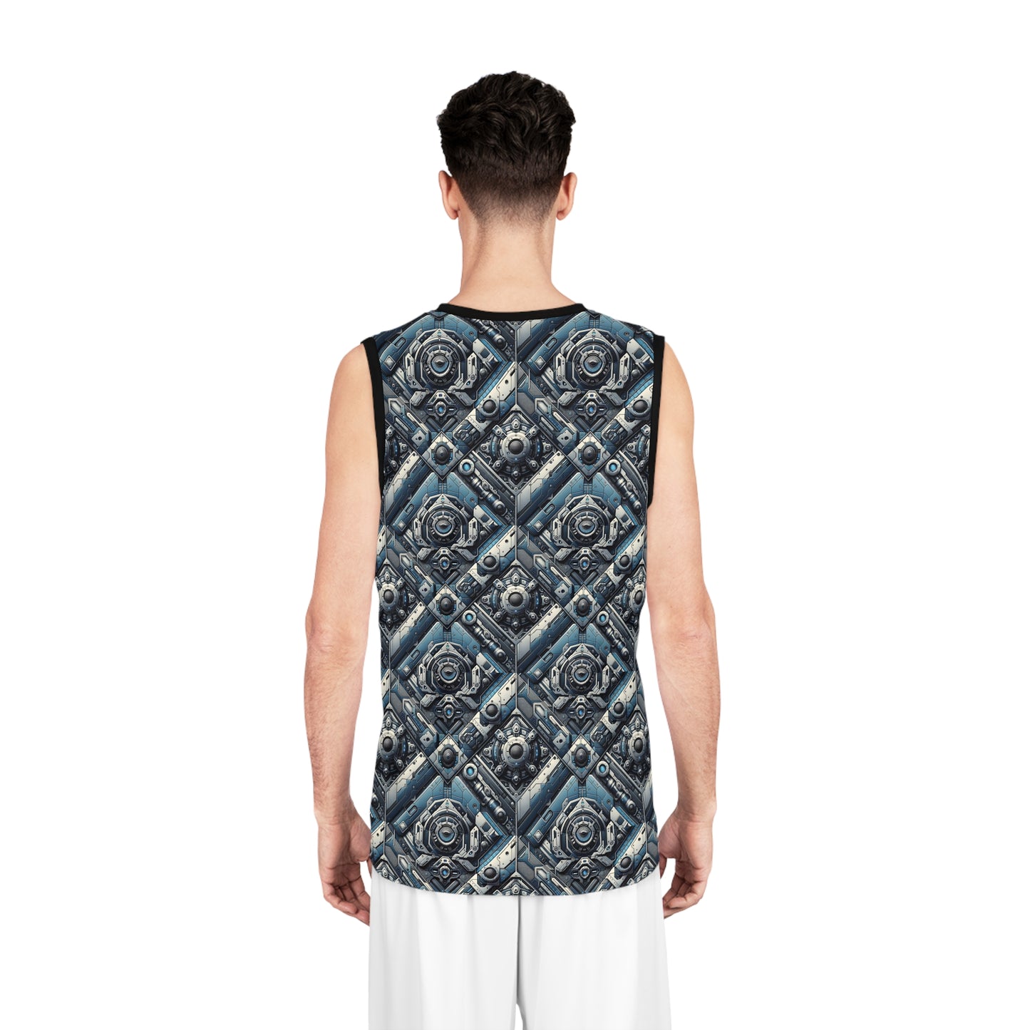 Tech Utility Fusion Tech-Forward Utility With a Futuristic Edge Basketball Jersey - 8404 Design-43