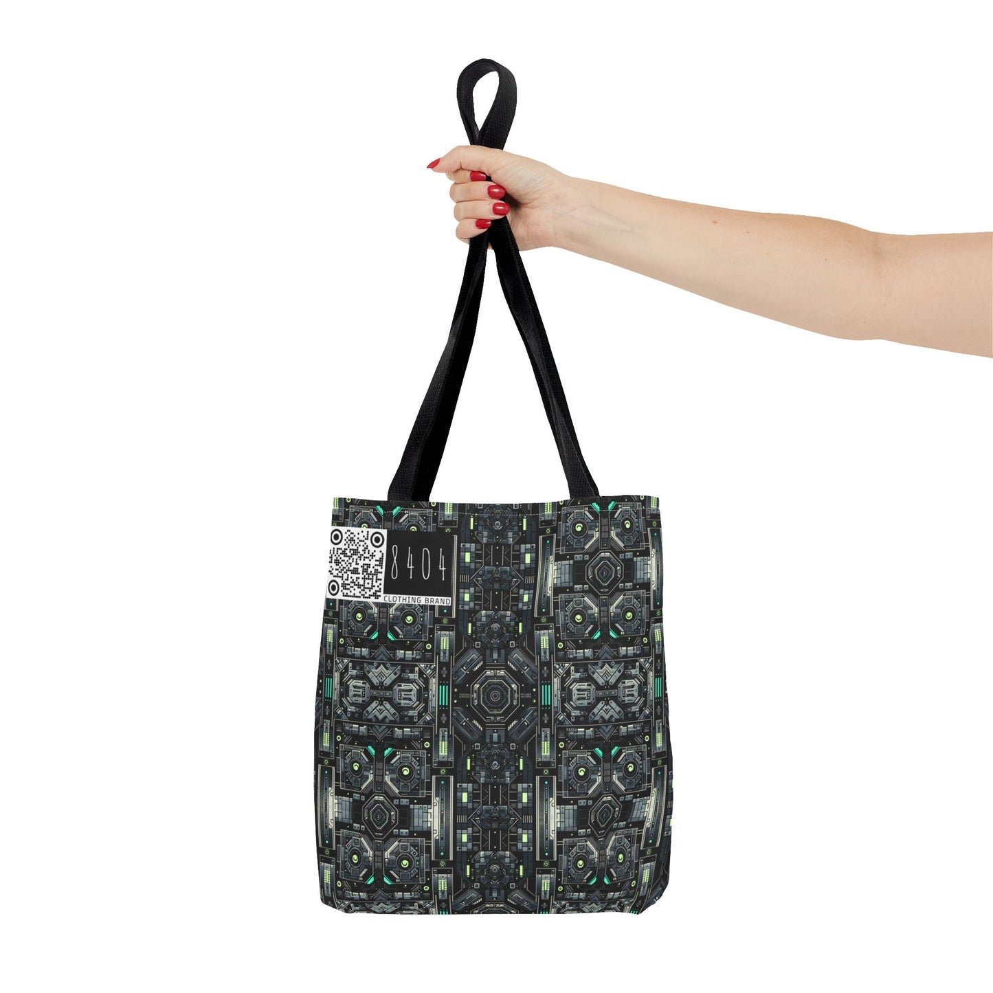 Tech Noir Tech-Forward Minimalism Tote Bag - 8404 Design-52