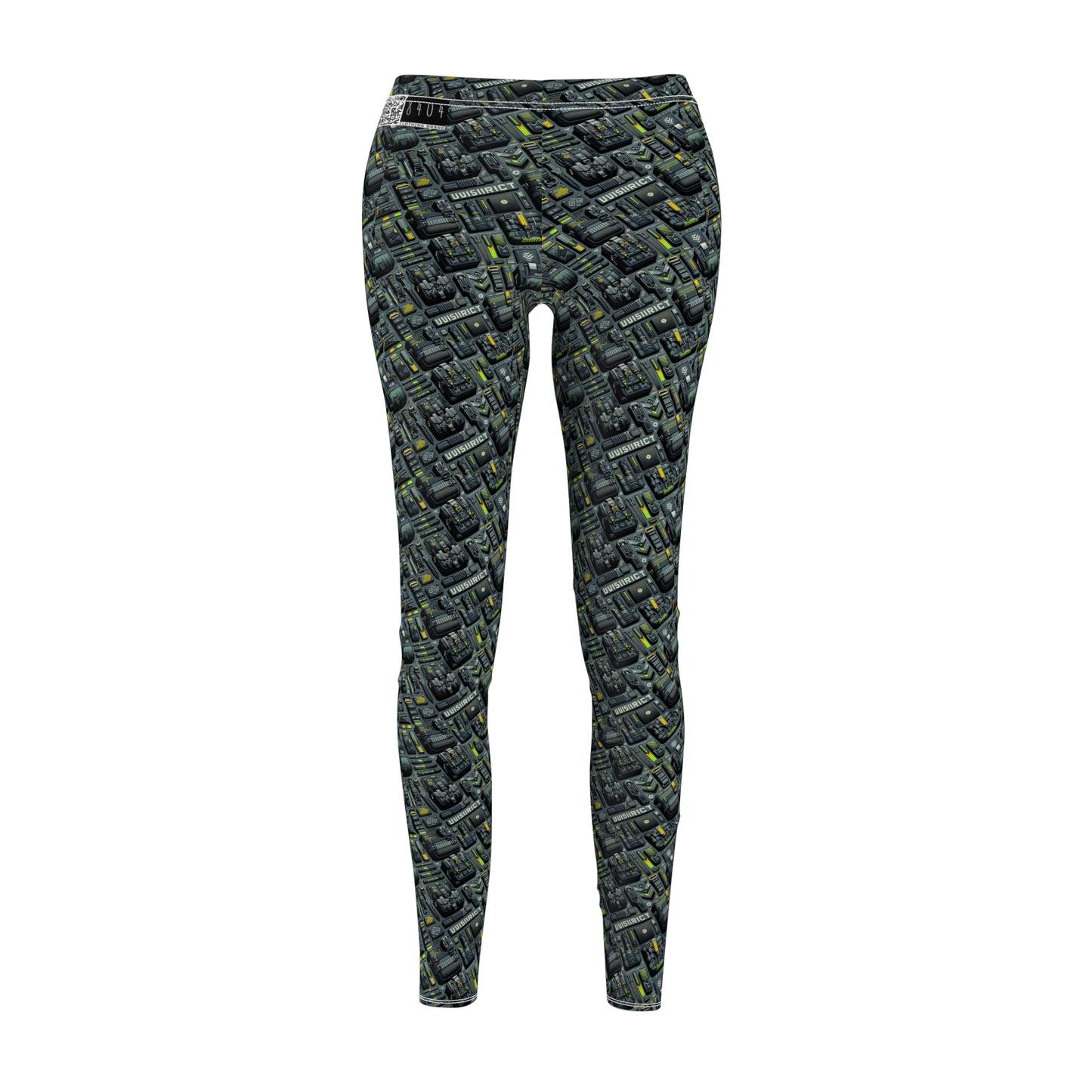 Tech Utility Streetwear Futuristic Tech-Forward Women's Cut & Sew Casual Leggings - 8404 Design-47