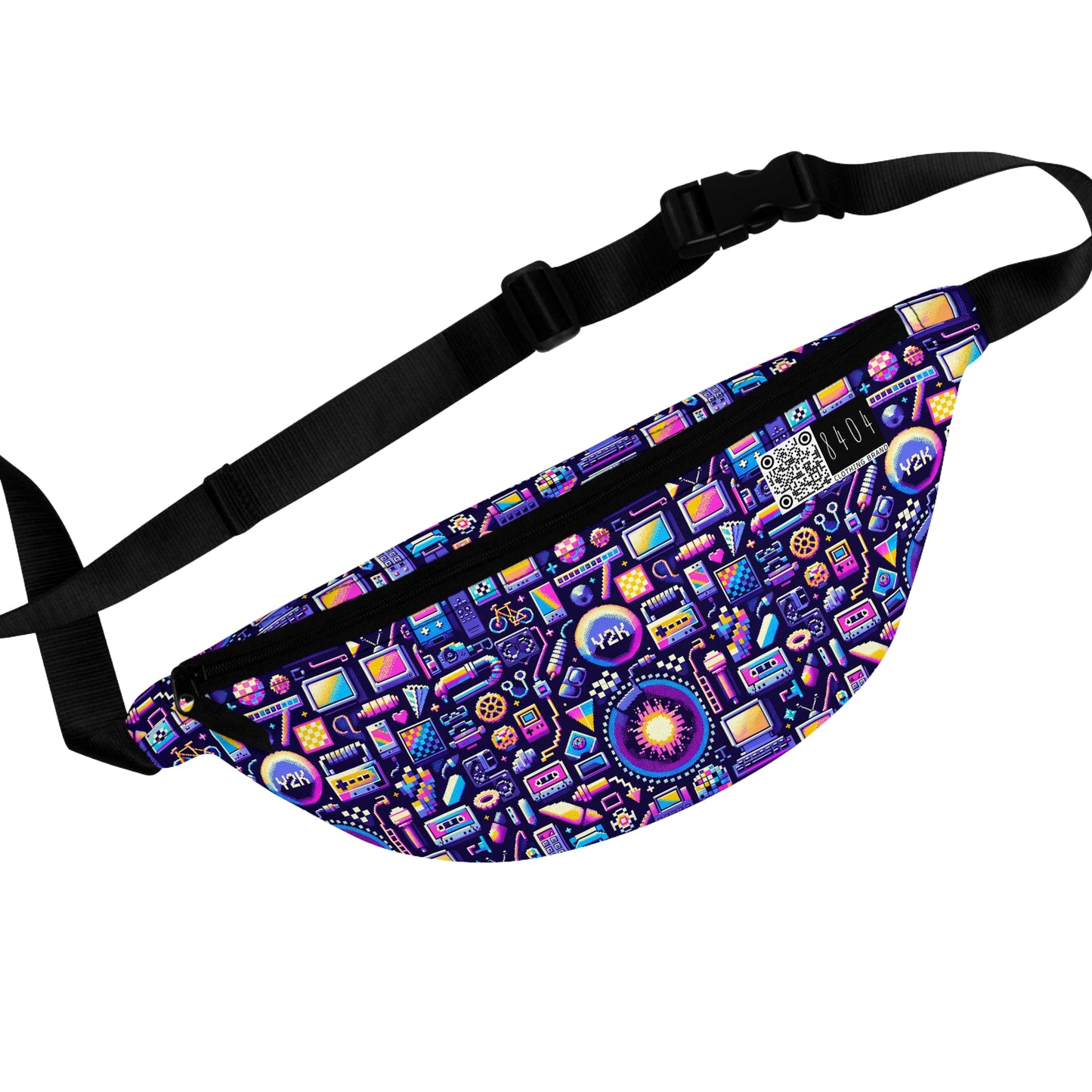 Digital Nostalgia Modern Retro Fusion Fanny Pack - 8404 Design-64